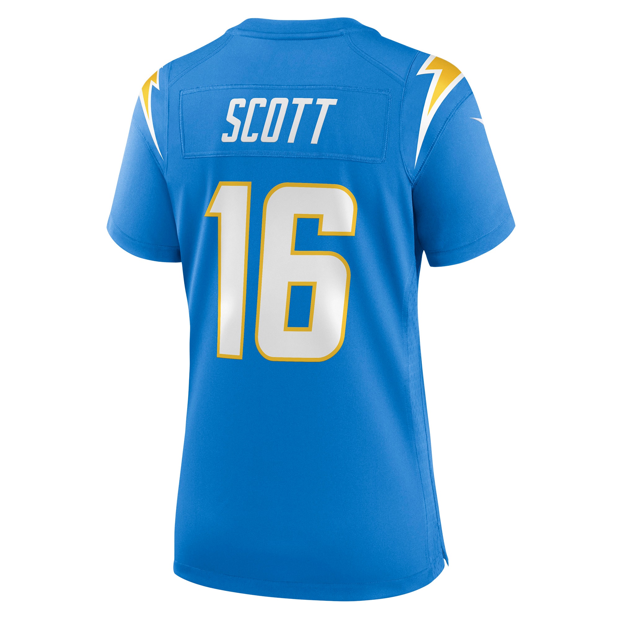 JK Scott Los Angeles Chargers Women's Game Jersey - Powder Blue