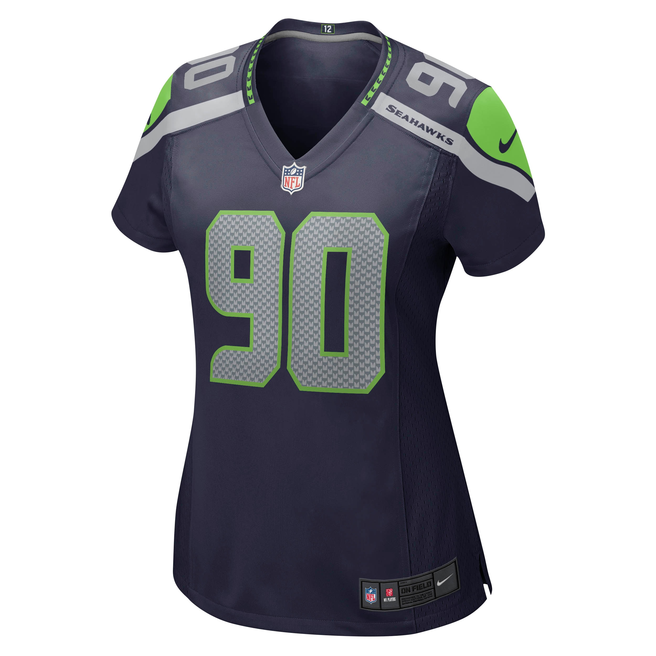 Bryan Mone Seattle Seahawks Women's Game Jersey - College Navy