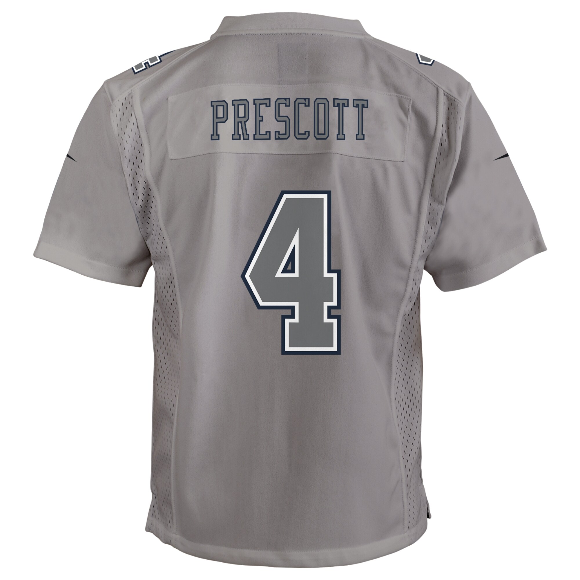 Dak Prescott Dallas CowboysYouth Atmosphere Game Jersey - Gray