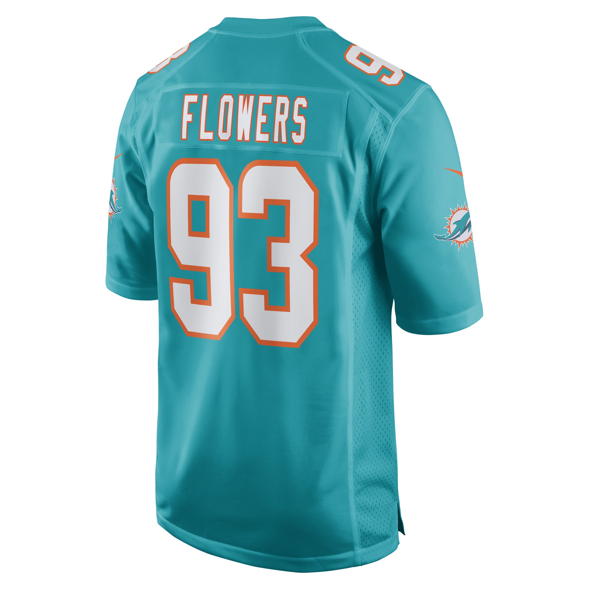 Trey Flowers Miami DolphinsGame Player Jersey - Aqua
