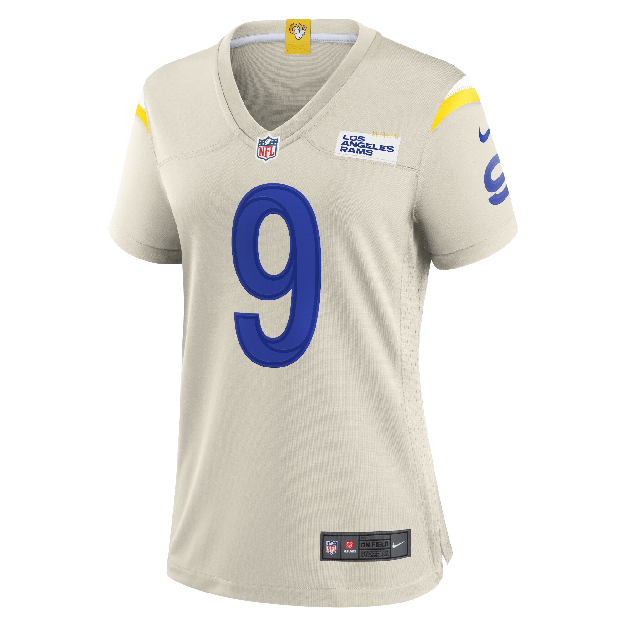 Matthew Stafford Los Angeles Rams Women's Player Game Jersey - Bone