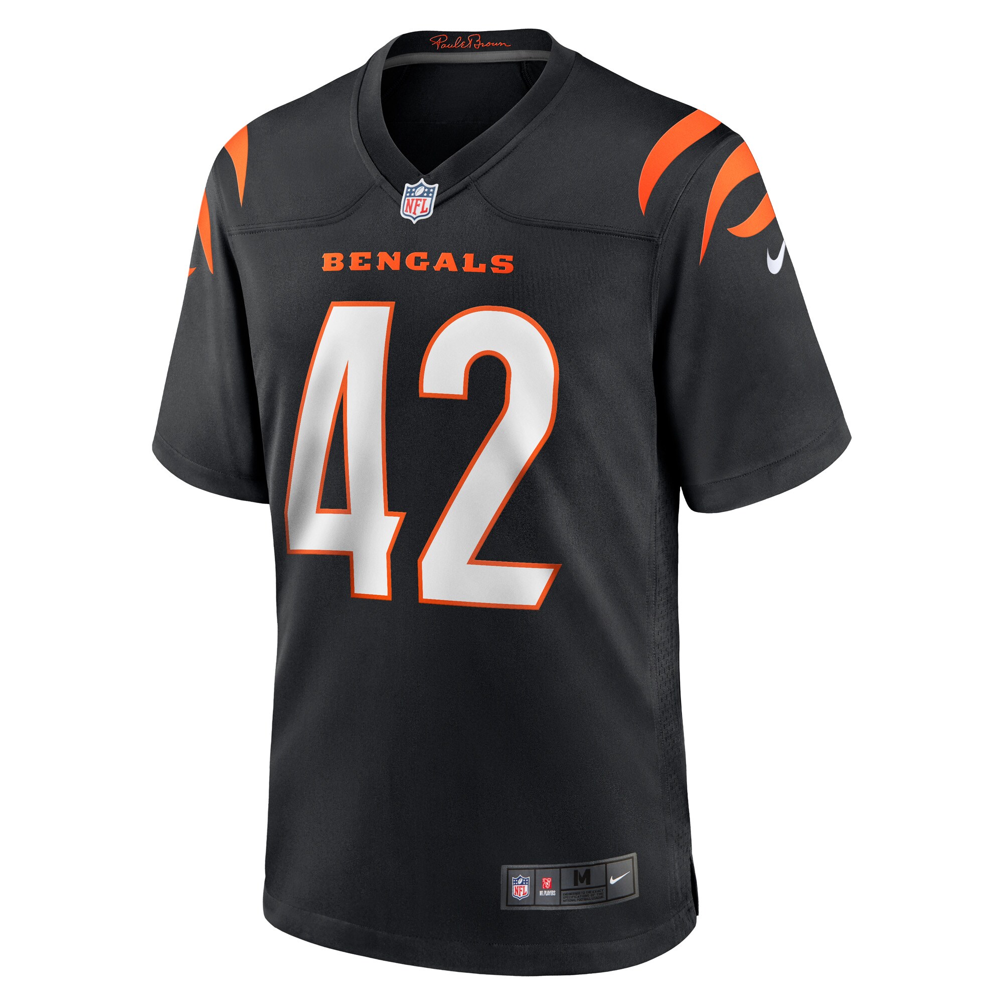 Allan George Cincinnati BengalsGame Player Jersey - Black