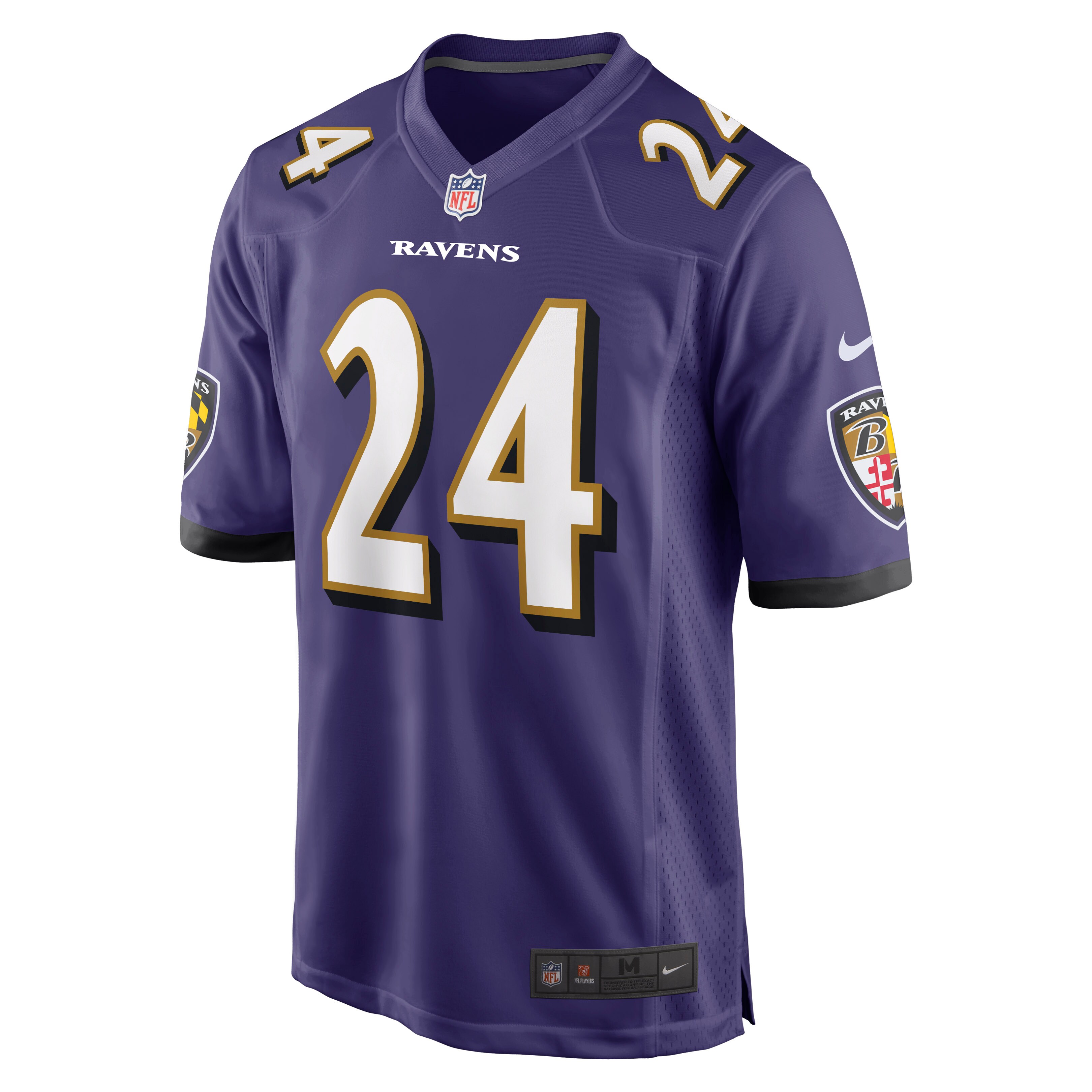 Marcus Peters Baltimore RavensGame Jersey - Purple