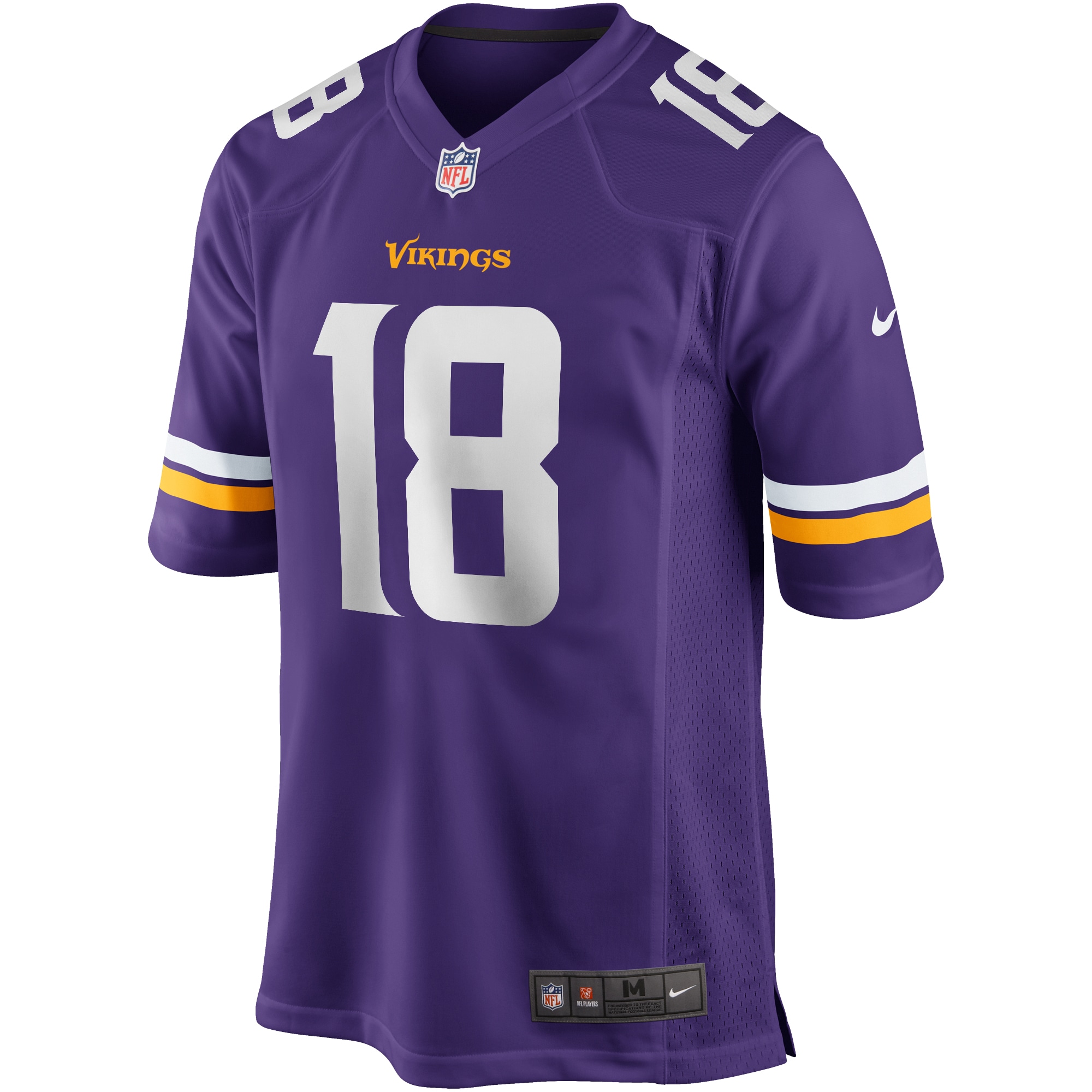 Justin Jefferson Minnesota VikingsPlayer Game Jersey - Purple