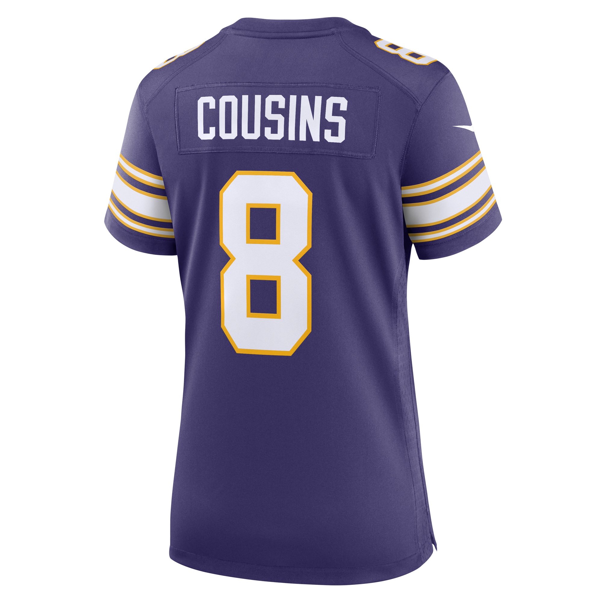 Kirk Cousins Minnesota Vikings Women's Classic Player Game Jersey - Purple