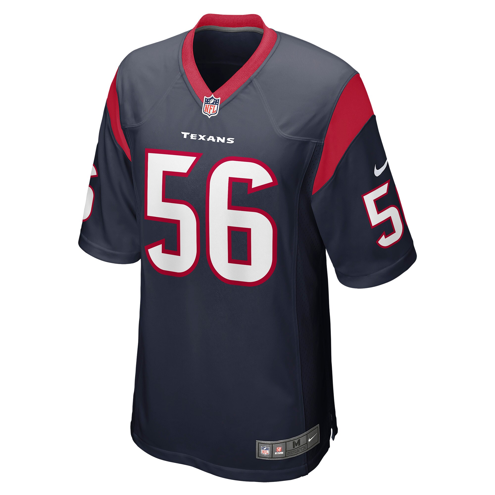 Thomas Booker IV Houston TexansGame Player Jersey - Navy