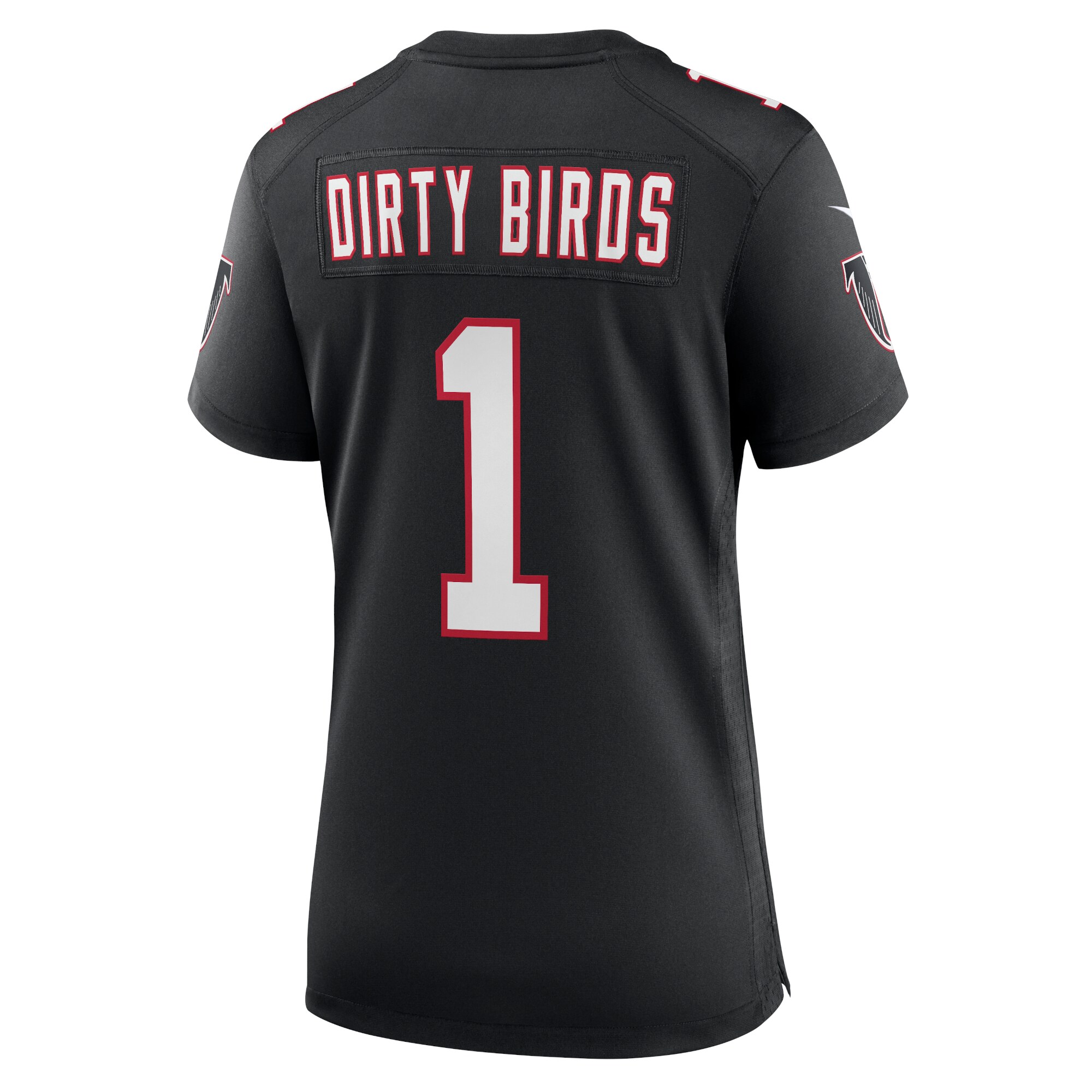 Dirty Birds Atlanta Falcons Women's Throwback Game Jersey - Black