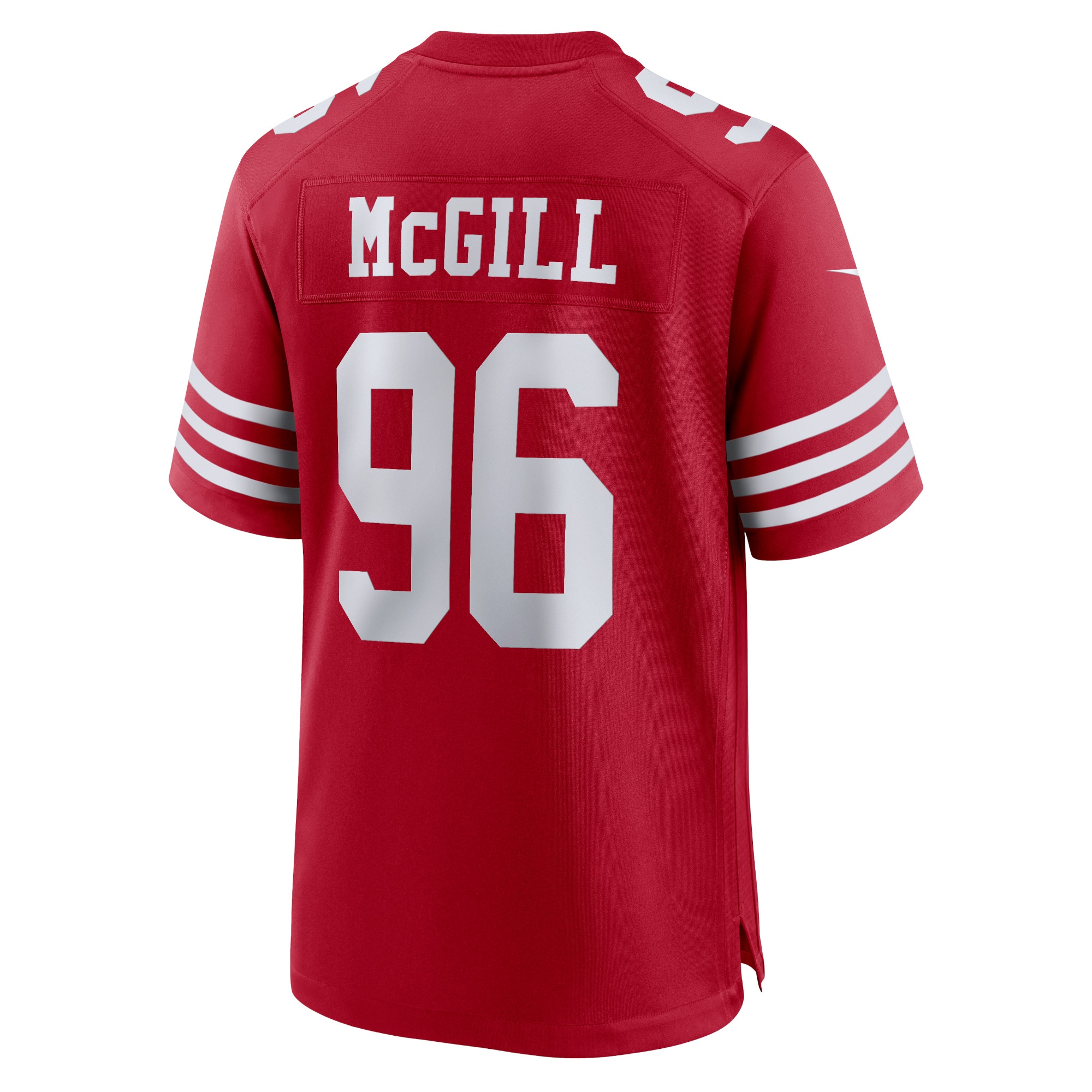 T.Y. McGill San Francisco 49ersHome Game Player Jersey - Scarlet