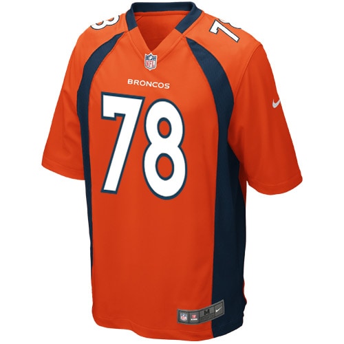 Ryan Clady Denver BroncosYouth Team Color Game Jersey - Orange