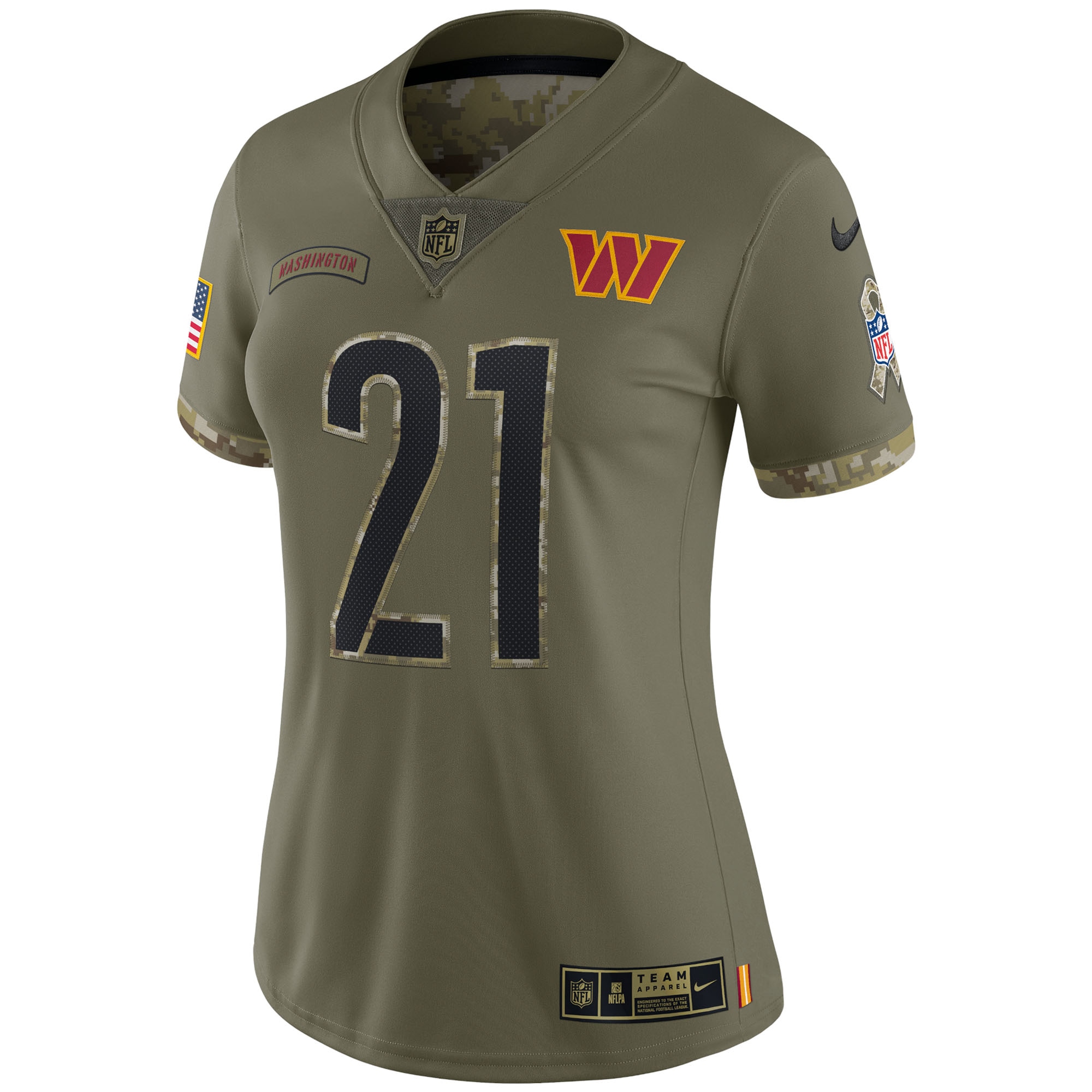 Sean Taylor Washington Commanders Women's 2022 Salute To Service Retired Player Limited Jersey - Olive