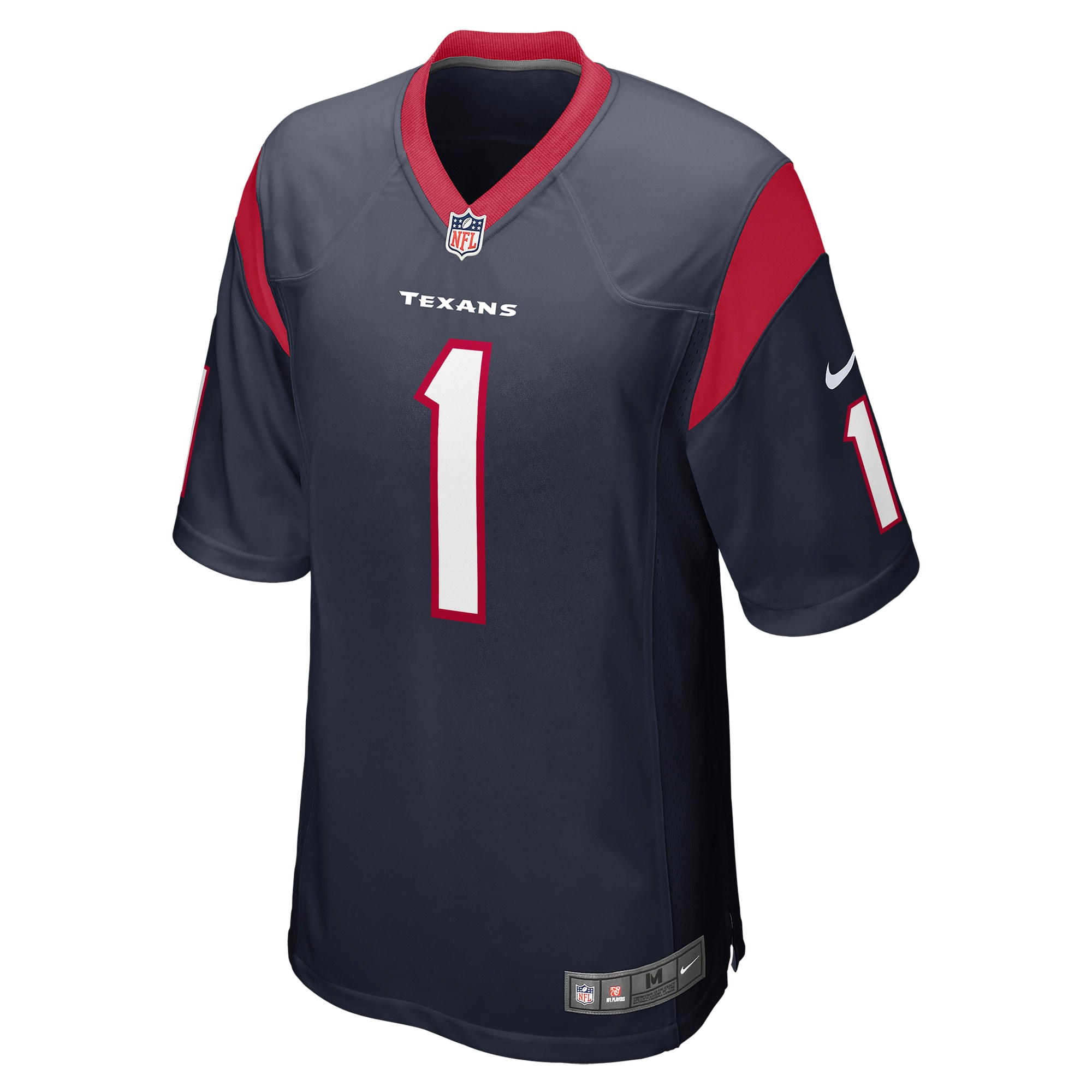 Number 1 Dad Houston TexansGame Jersey - Navy