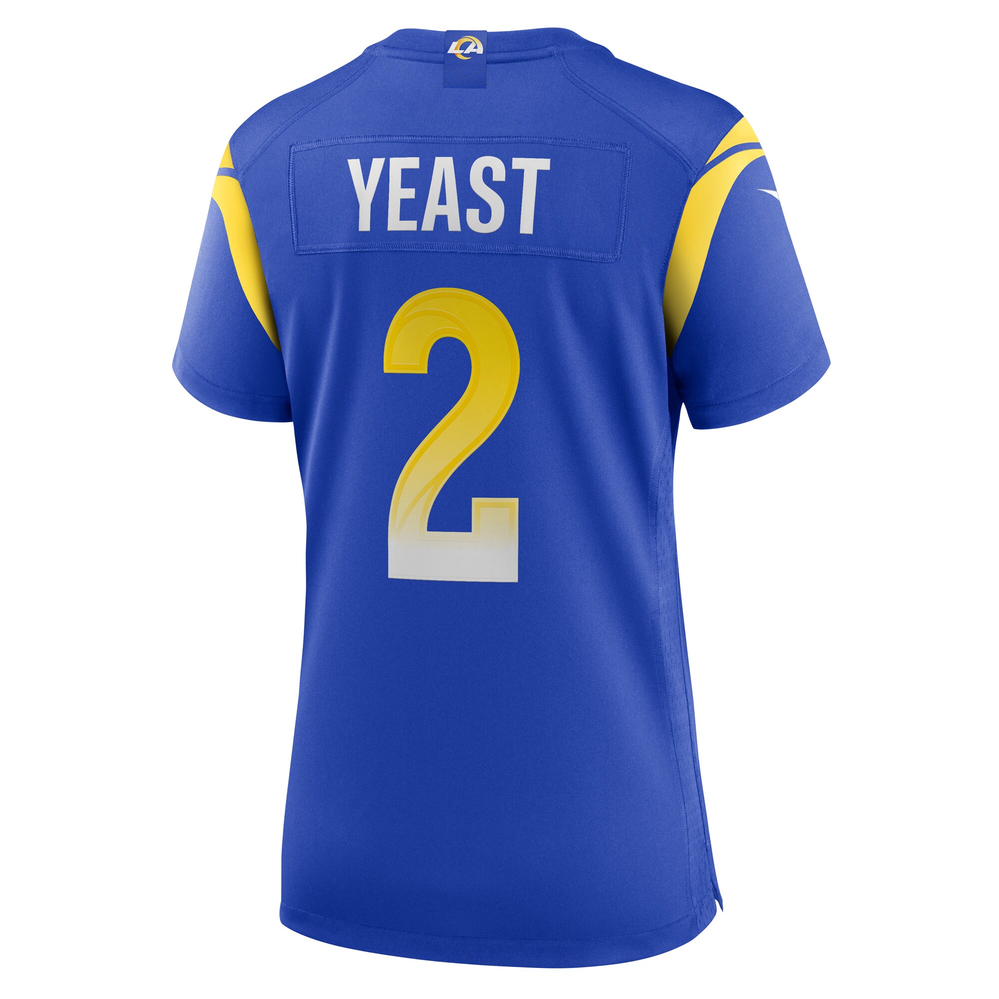 Russ Yeast Los Angeles Rams Women's Home Game Jersey - Royal