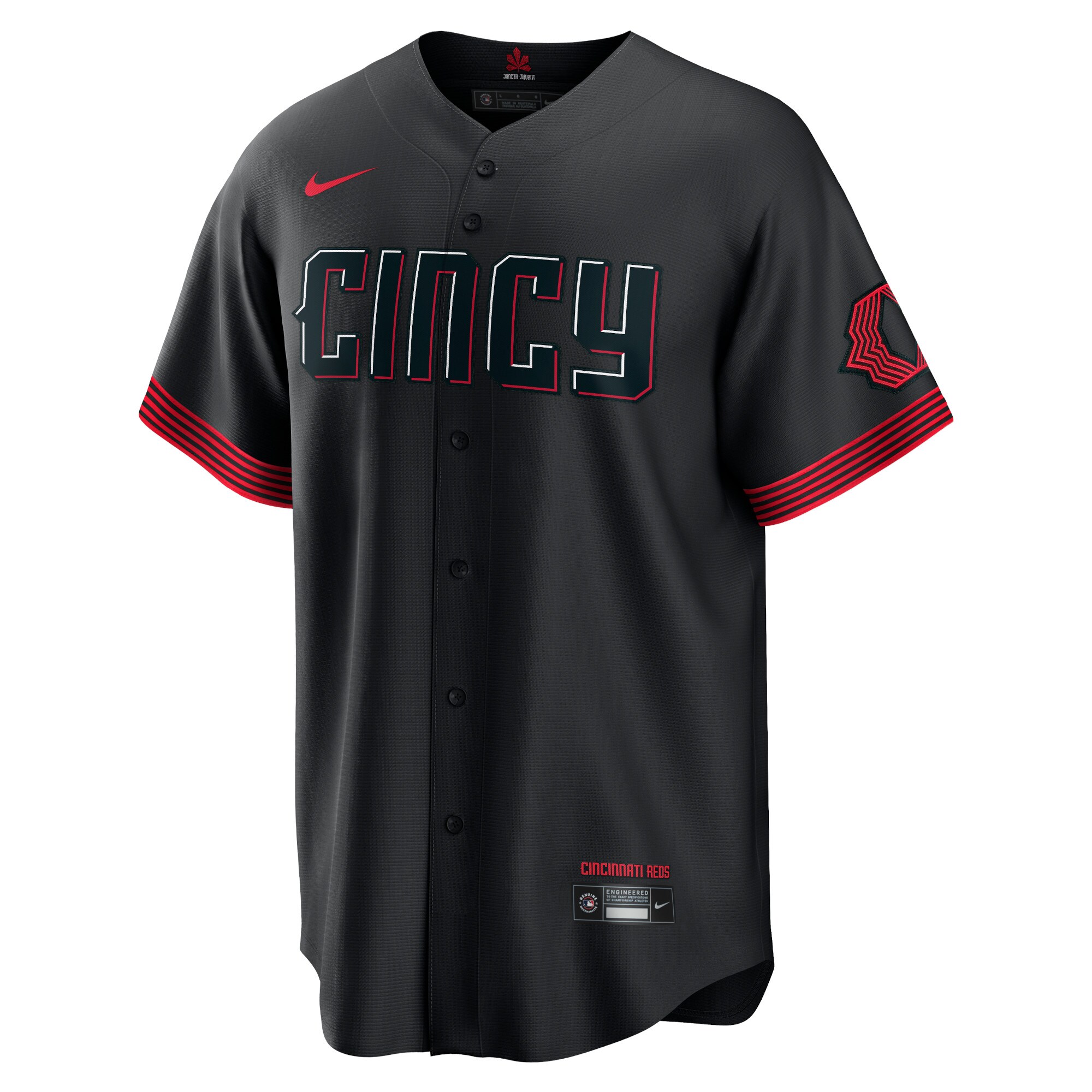Joe Morgan Cincinnati Reds2023 City Connect Replica Player Jersey - Black