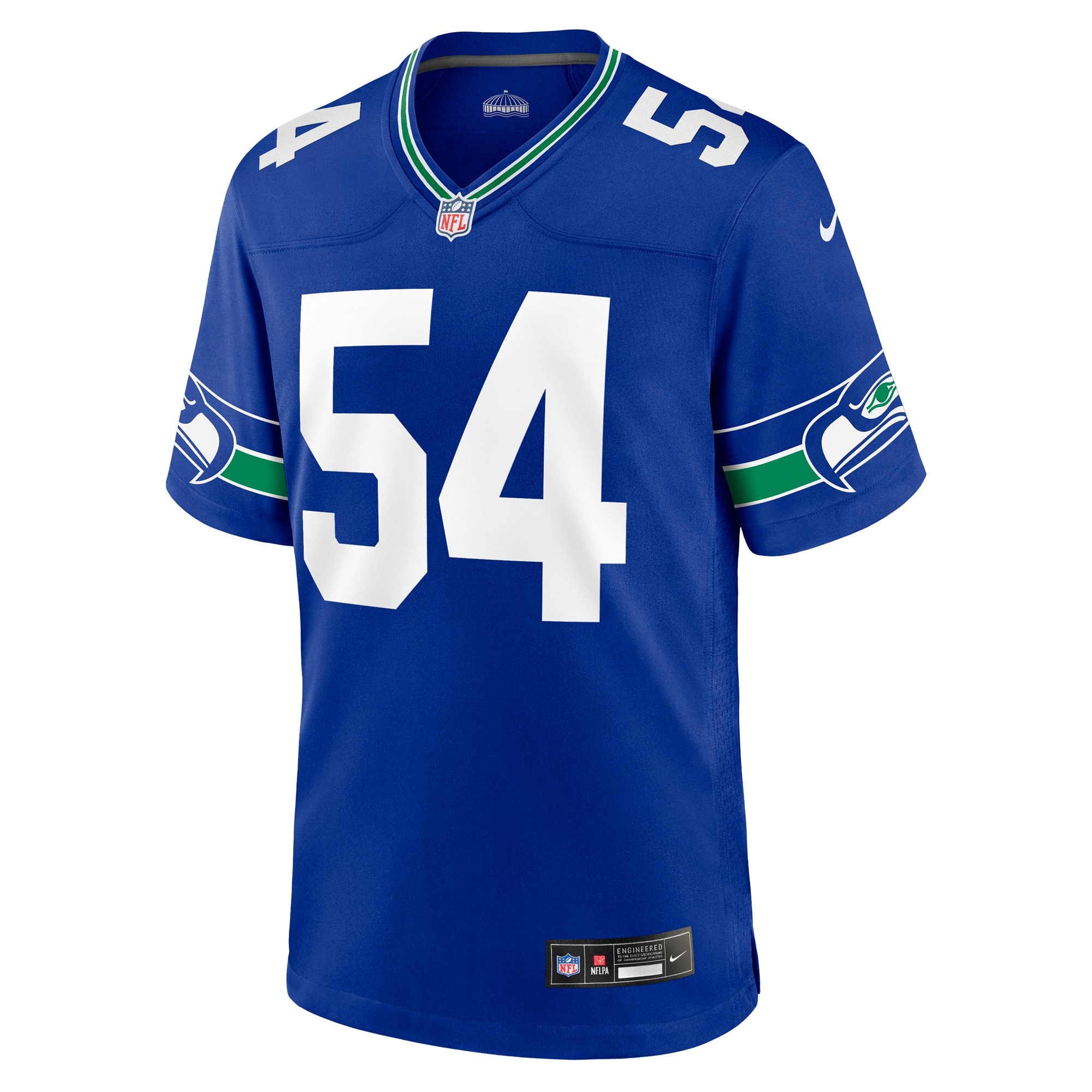 Bobby Wagner Seattle SeahawksThrowback Player Game Jersey - Royal