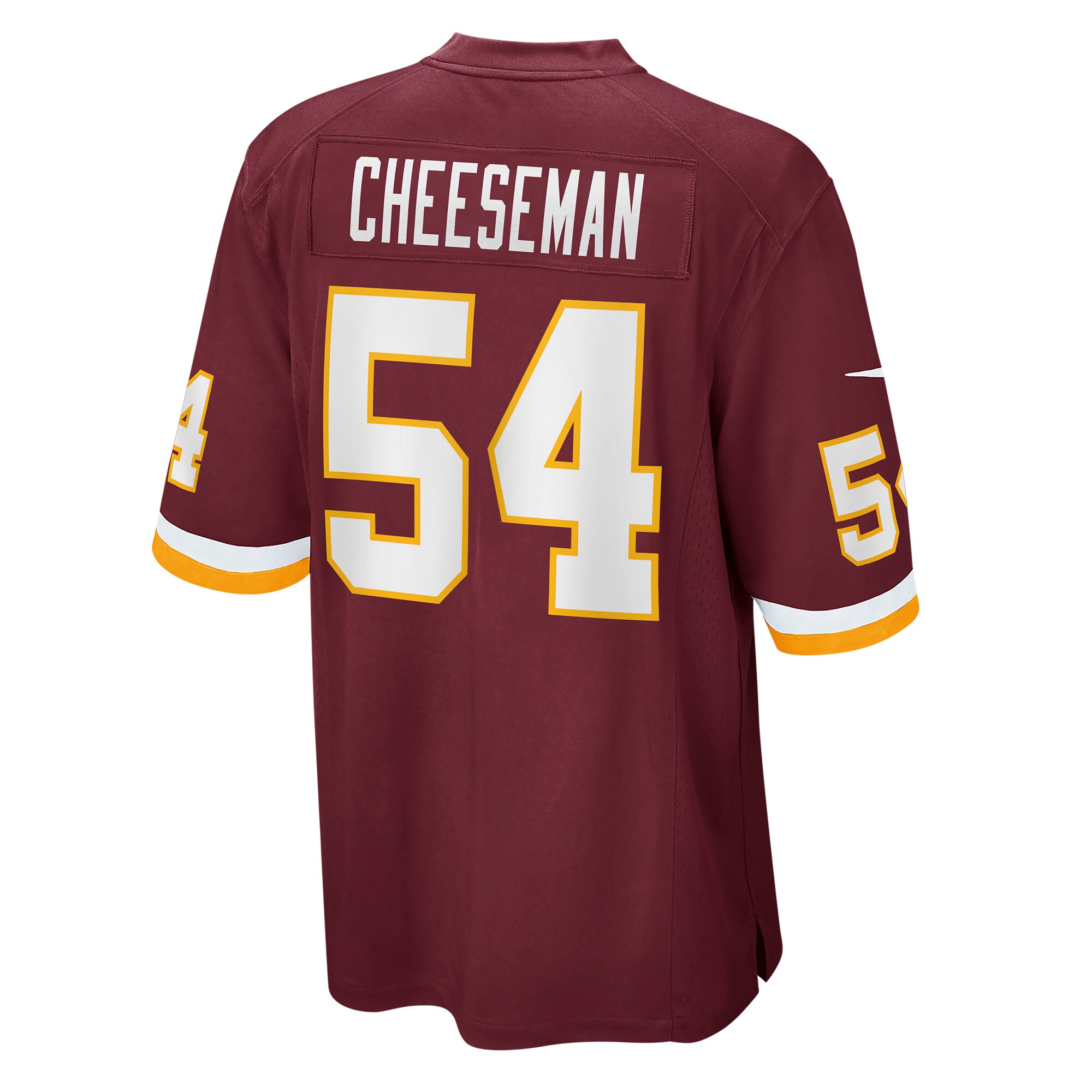 Camaron Cheeseman Washington Football TeamGame Jersey - Burgundy