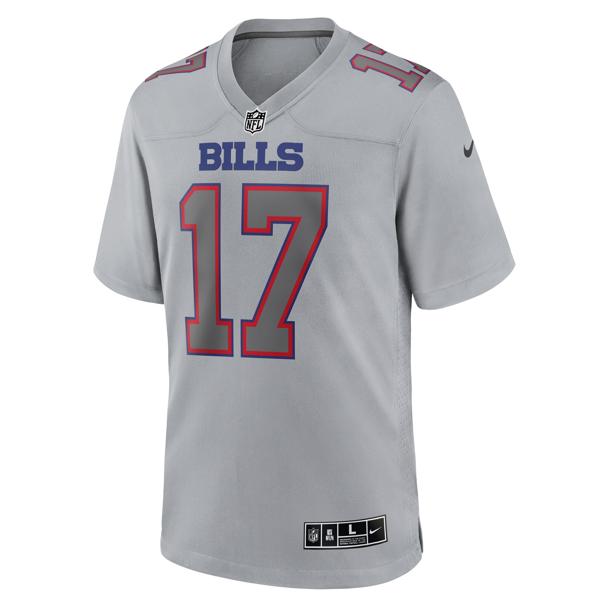 Josh Allen Buffalo BillsAtmosphere Fashion Game Jersey - Gray
