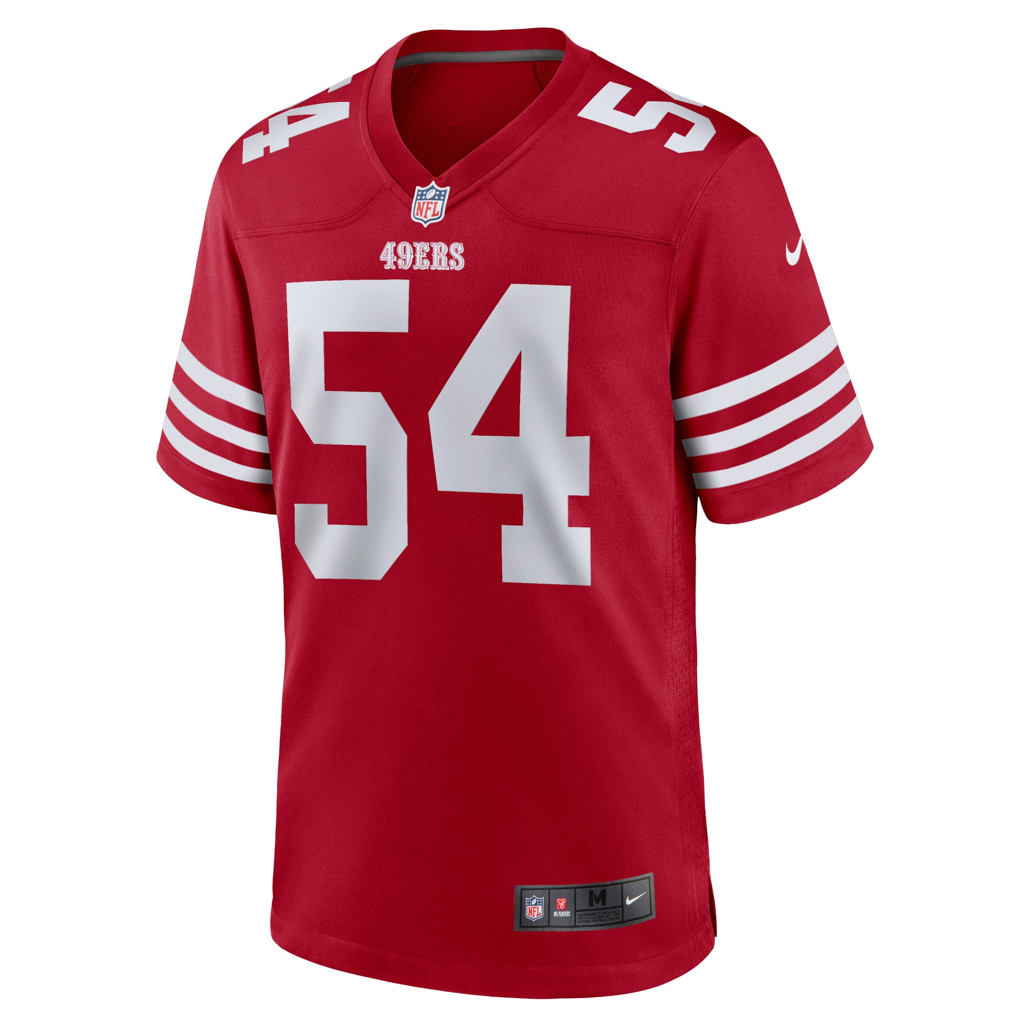 Fred Warner San Francisco 49ersPlayer Game Jersey - Scarlet