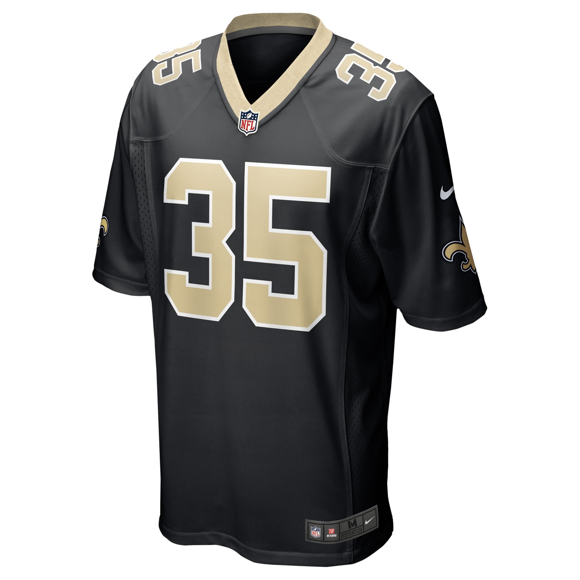 Vincent Gray New Orleans SaintsGame Player Jersey - Black