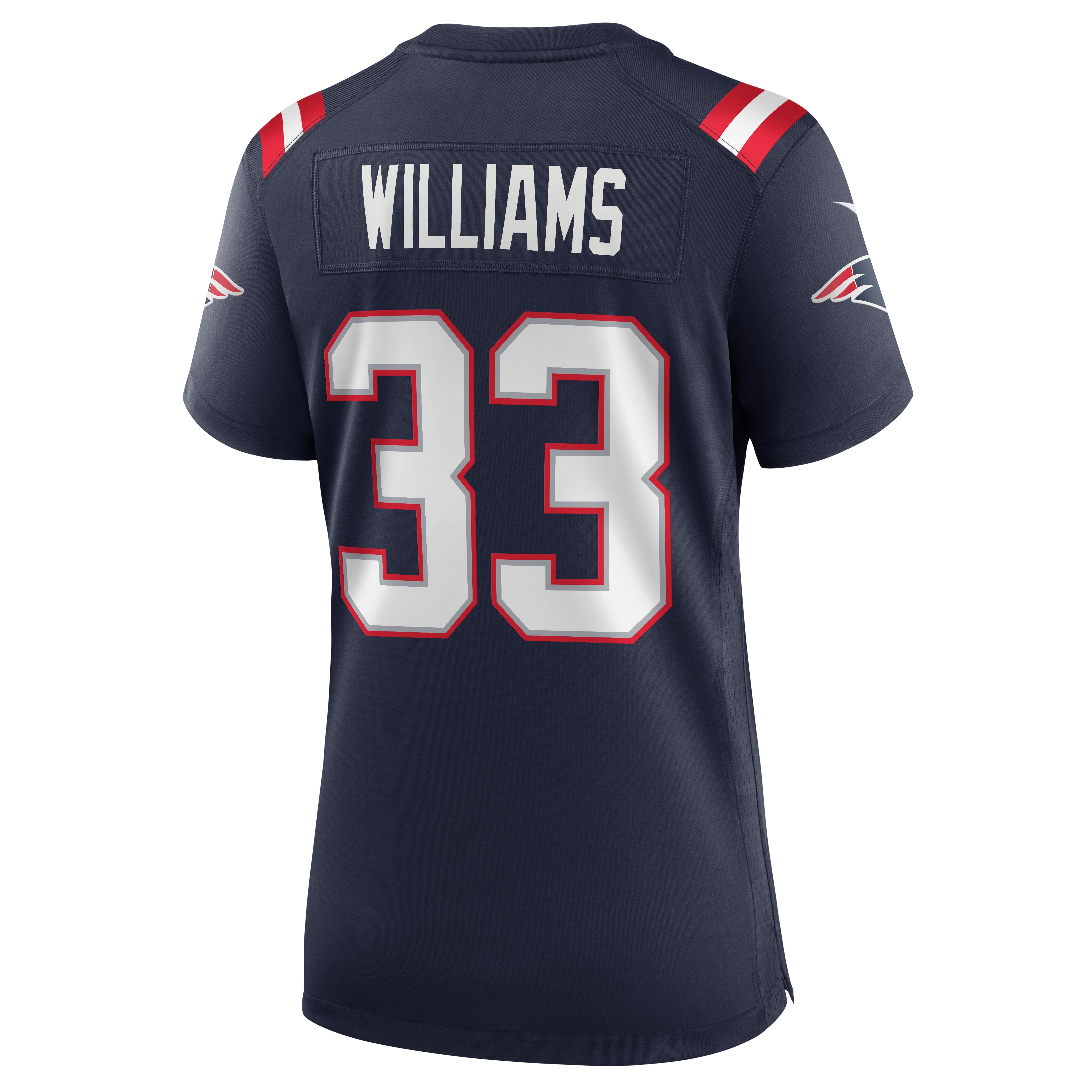 Joejuan Williams New England Patriots Women's Game Jersey - Navy
