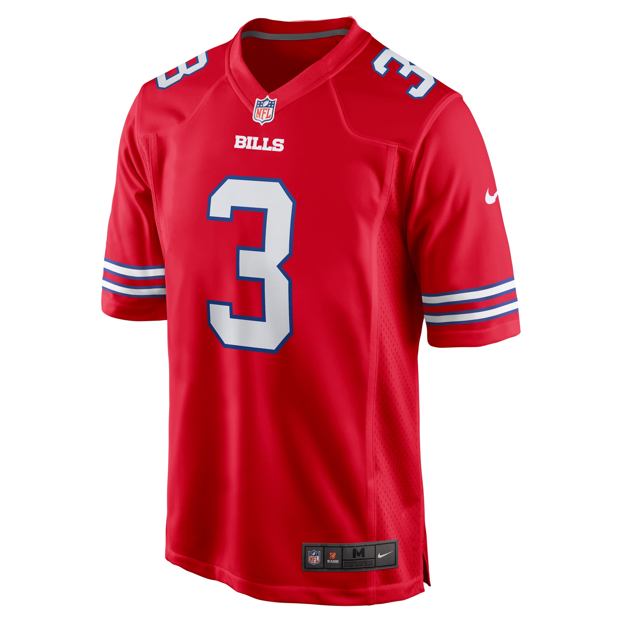 Damar Hamlin Buffalo BillsAlternate Game Jersey - Red