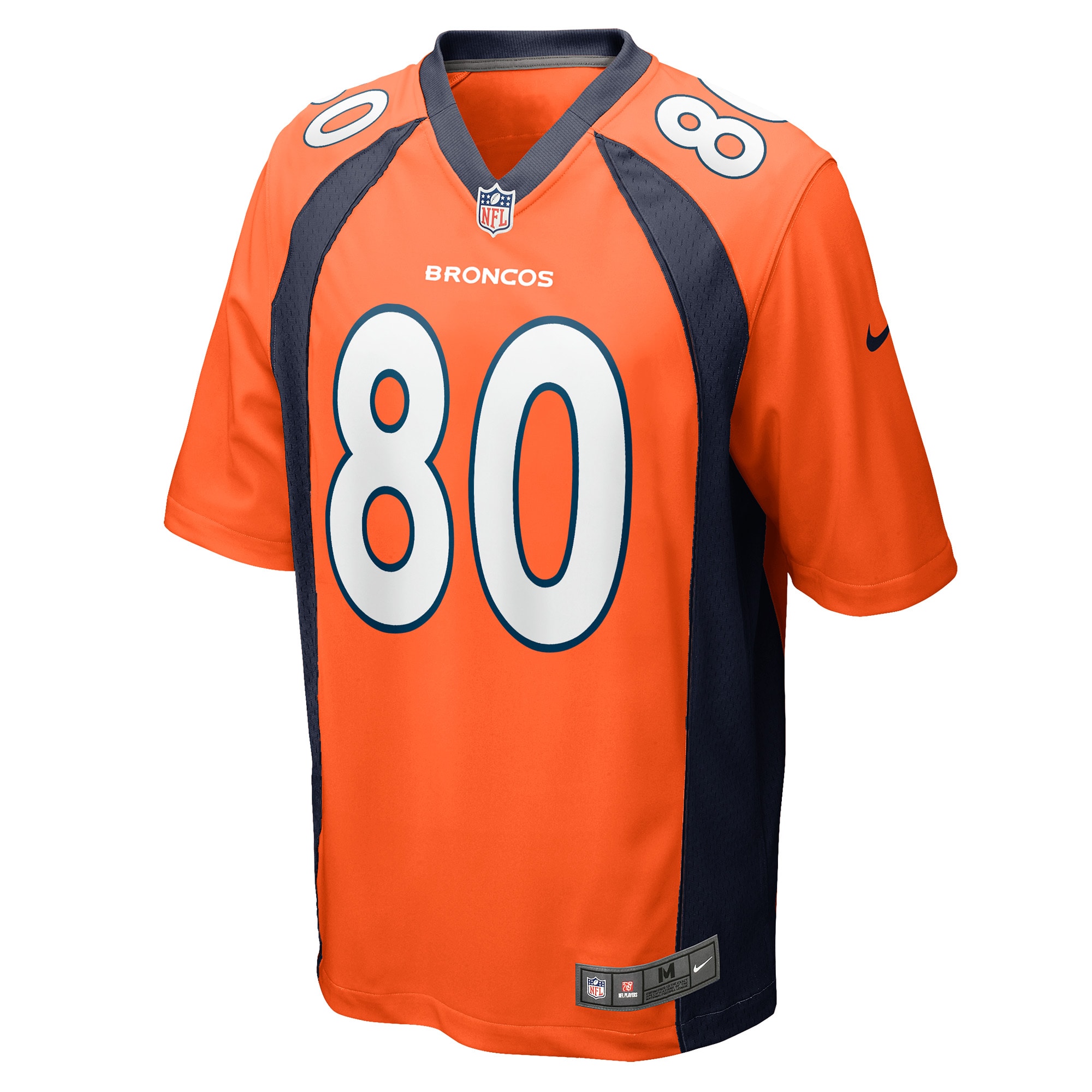 Greg Dulcich Denver BroncosGame Player Jersey - Orange