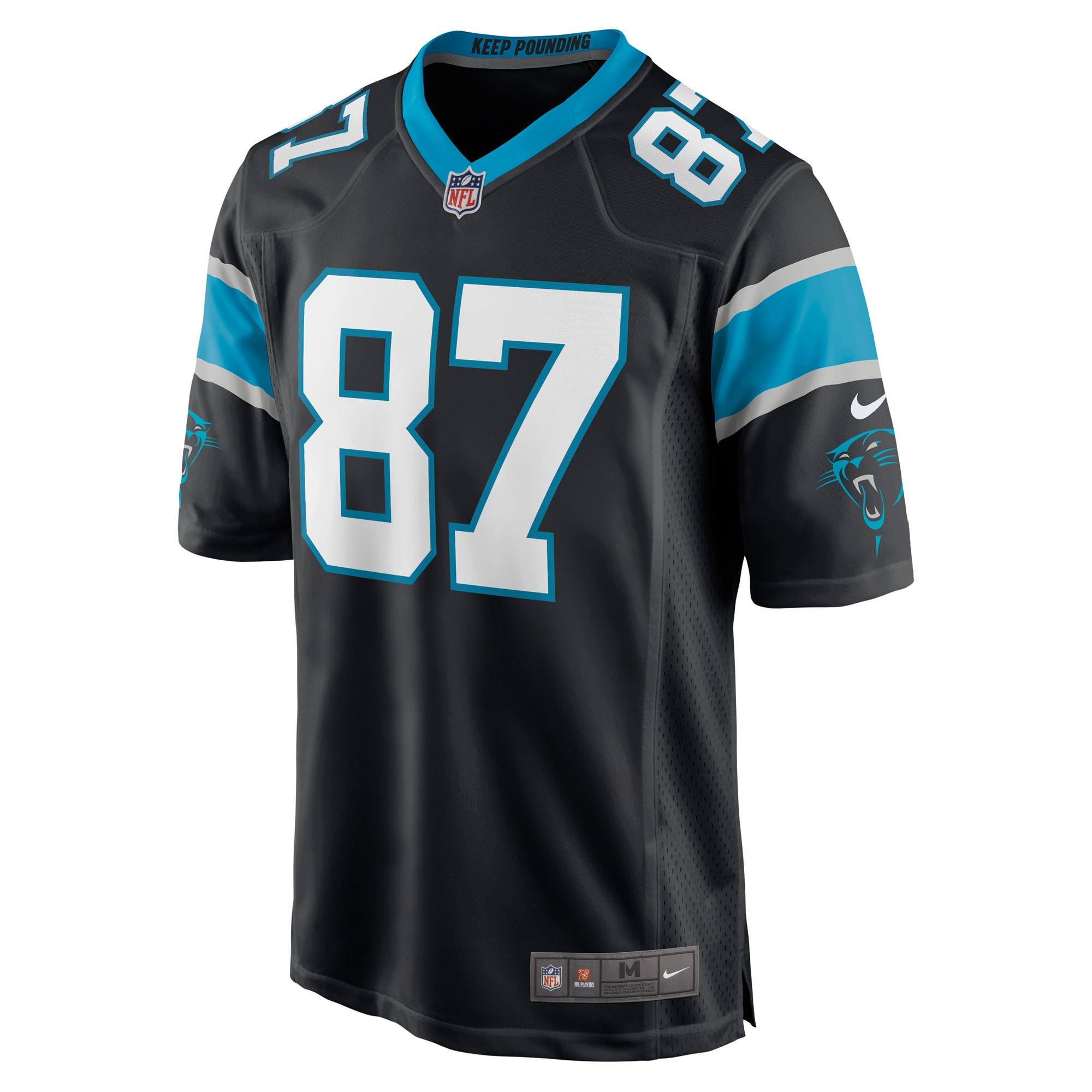 Josh Babicz Carolina PanthersGame Player Jersey - Black