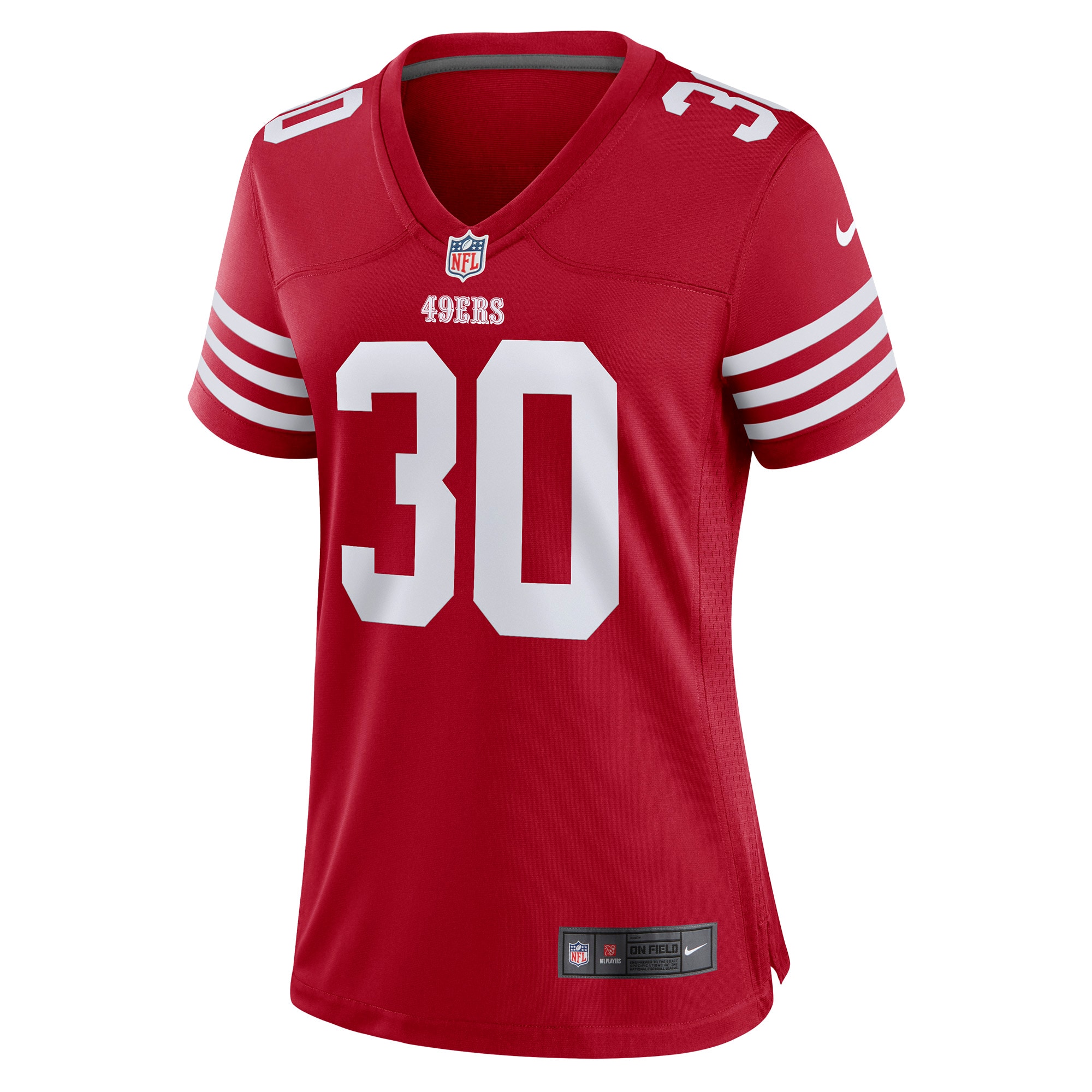 George Odum San Francisco 49ers Women's Game Player Jersey - Scarlet
