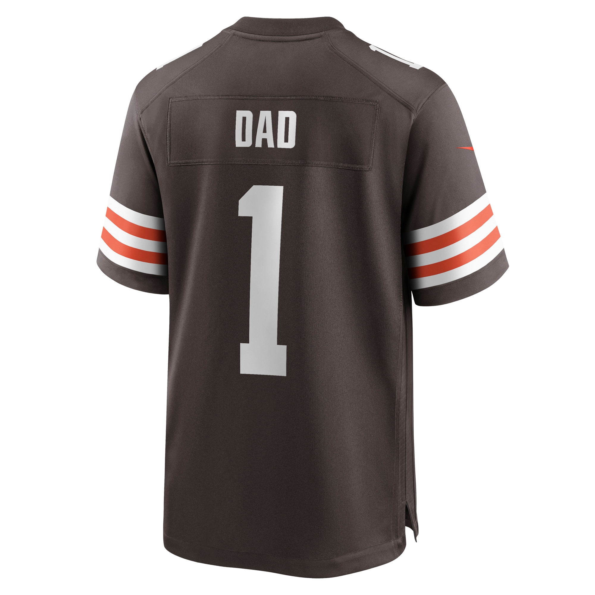 Number 1 Dad Cleveland BrownsGame Jersey - Brown
