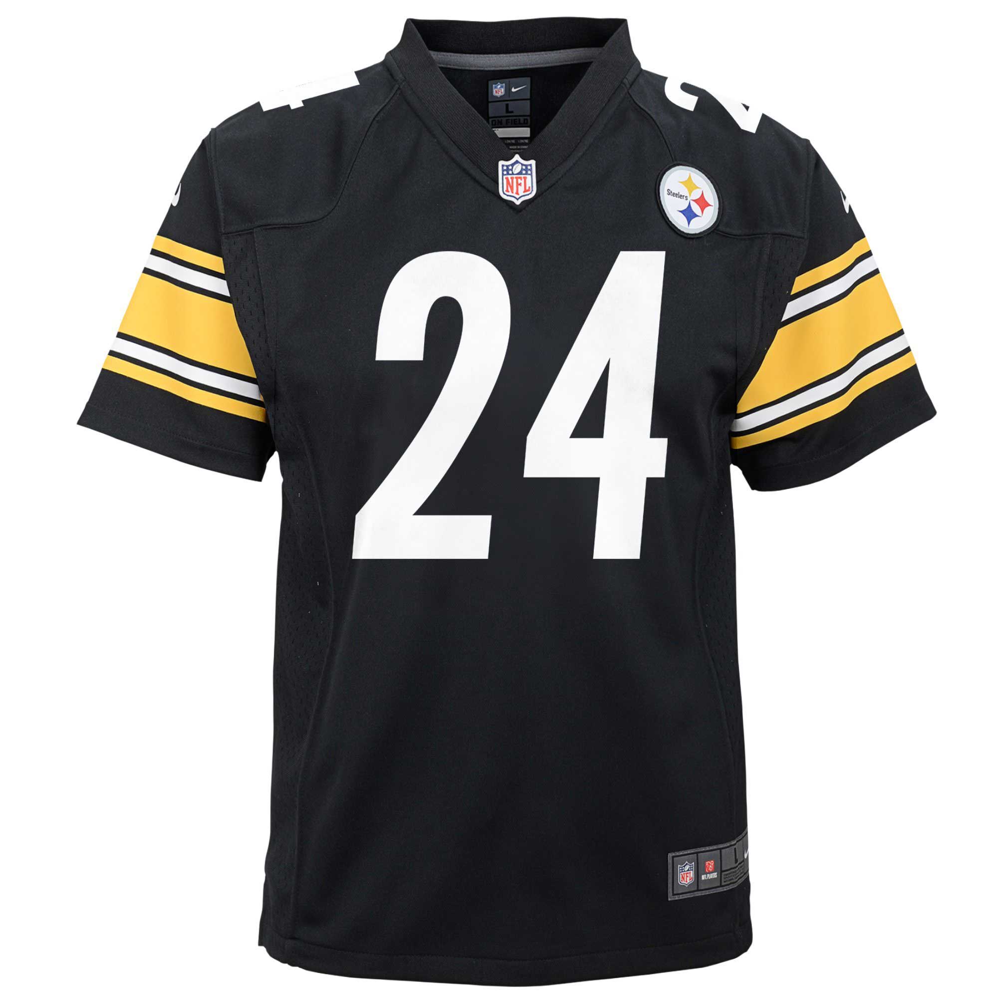 Joey Porter Jr. Pittsburgh SteelersYouth Game Jersey - Black