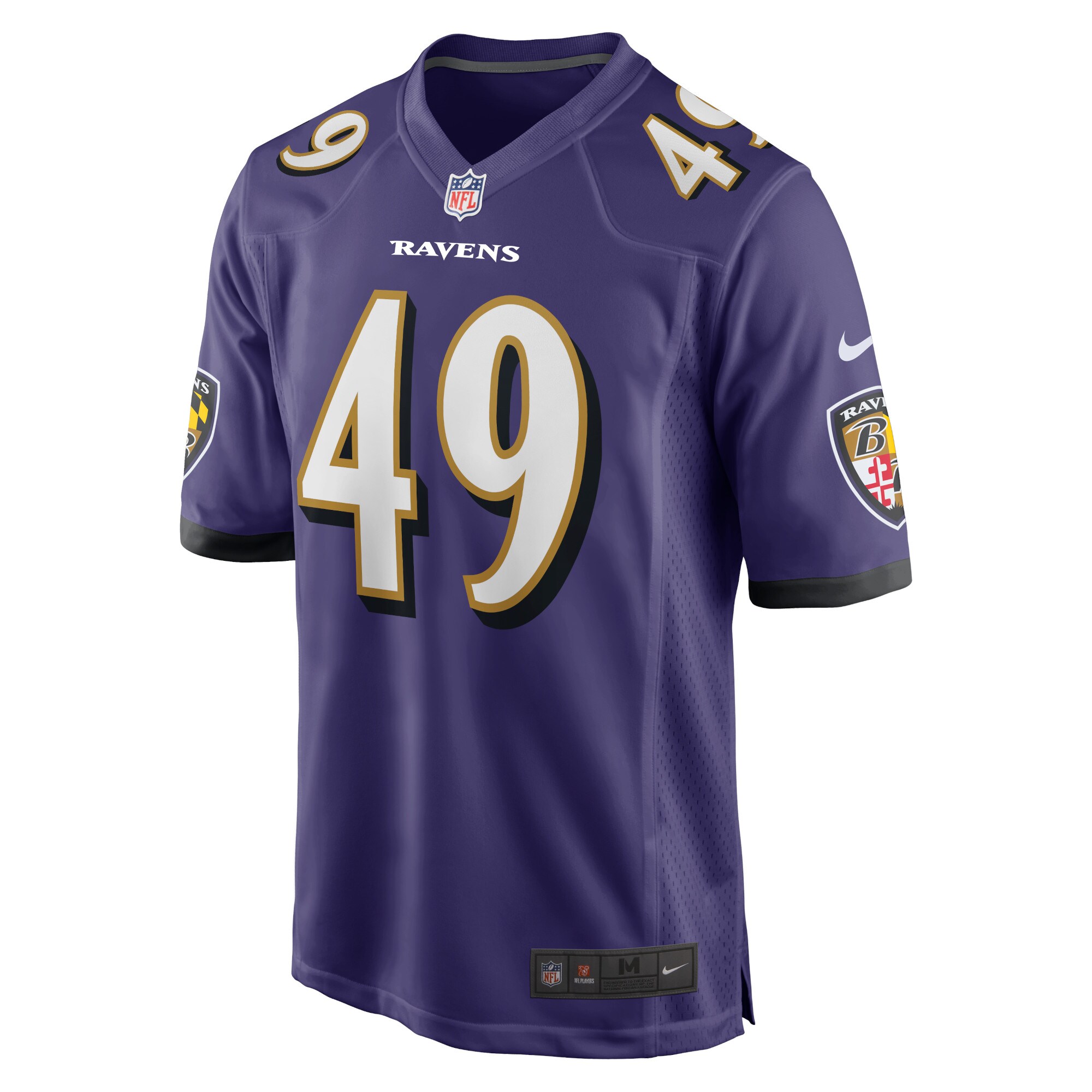 Julian Stanford Baltimore RavensHome Game Player Jersey - Purple
