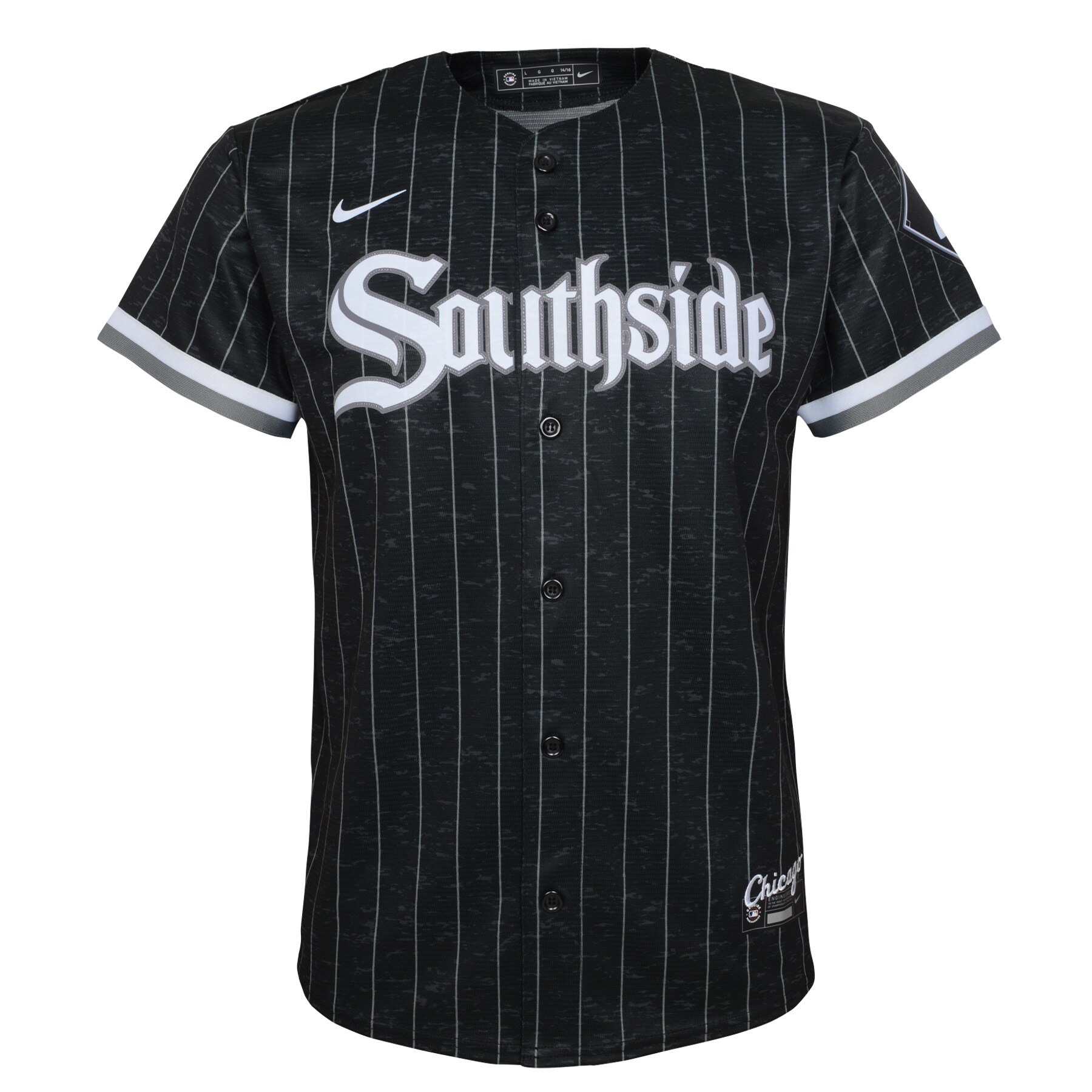 Yoan Moncada Chicago White SoxYouth City Connect Replica Player Jersey - Black