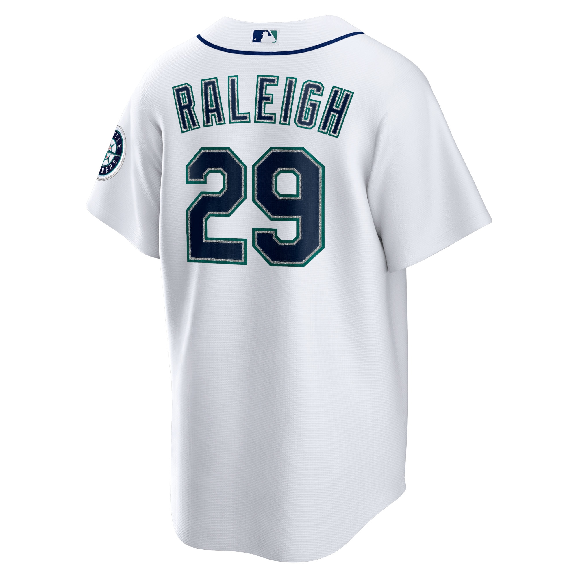 Cal Raleigh Seattle MarinersHome Replica Jersey - White