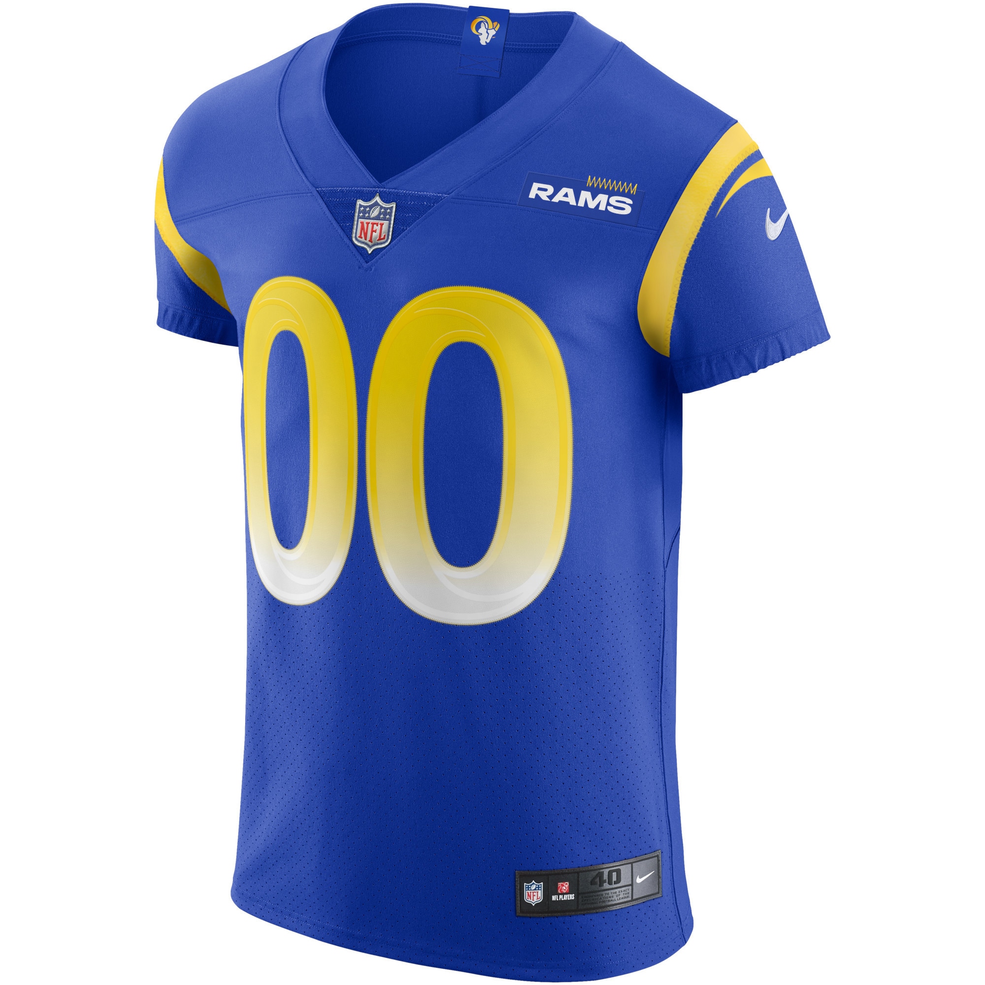 Los Angeles RamsVapor Elite Custom Jersey - Royal