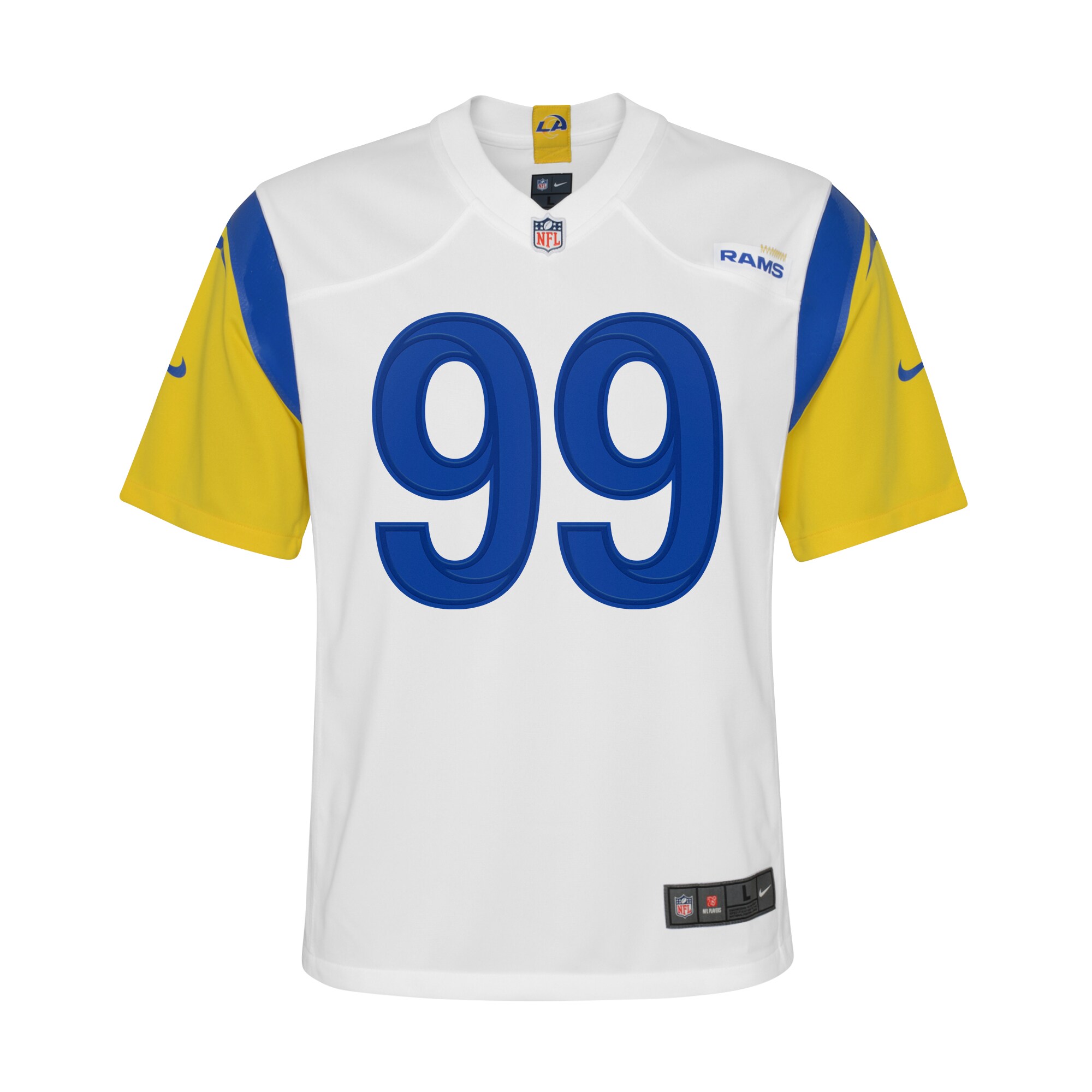 Aaron Donald Los Angeles RamsYouth Alternate Game Jersey - White
