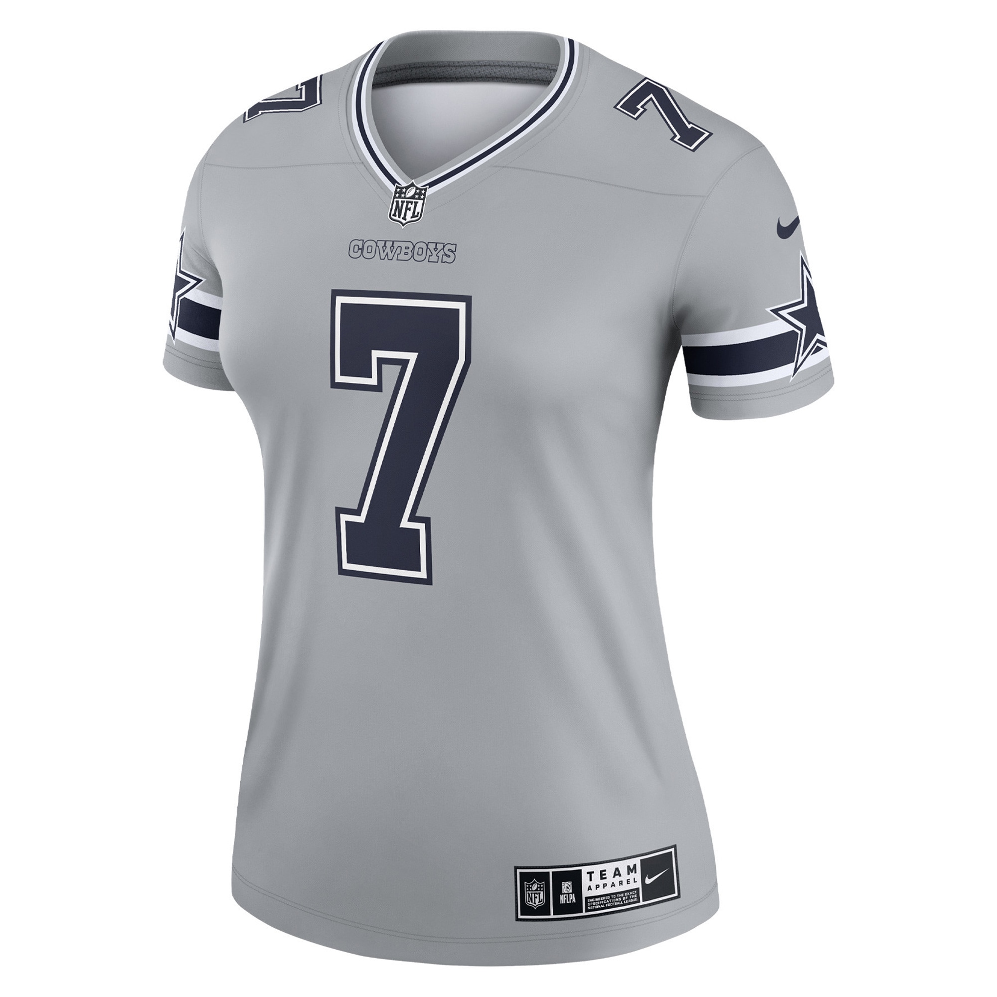 Trevon Diggs Dallas Cowboys Women's Inverted Legend Jersey - Silver