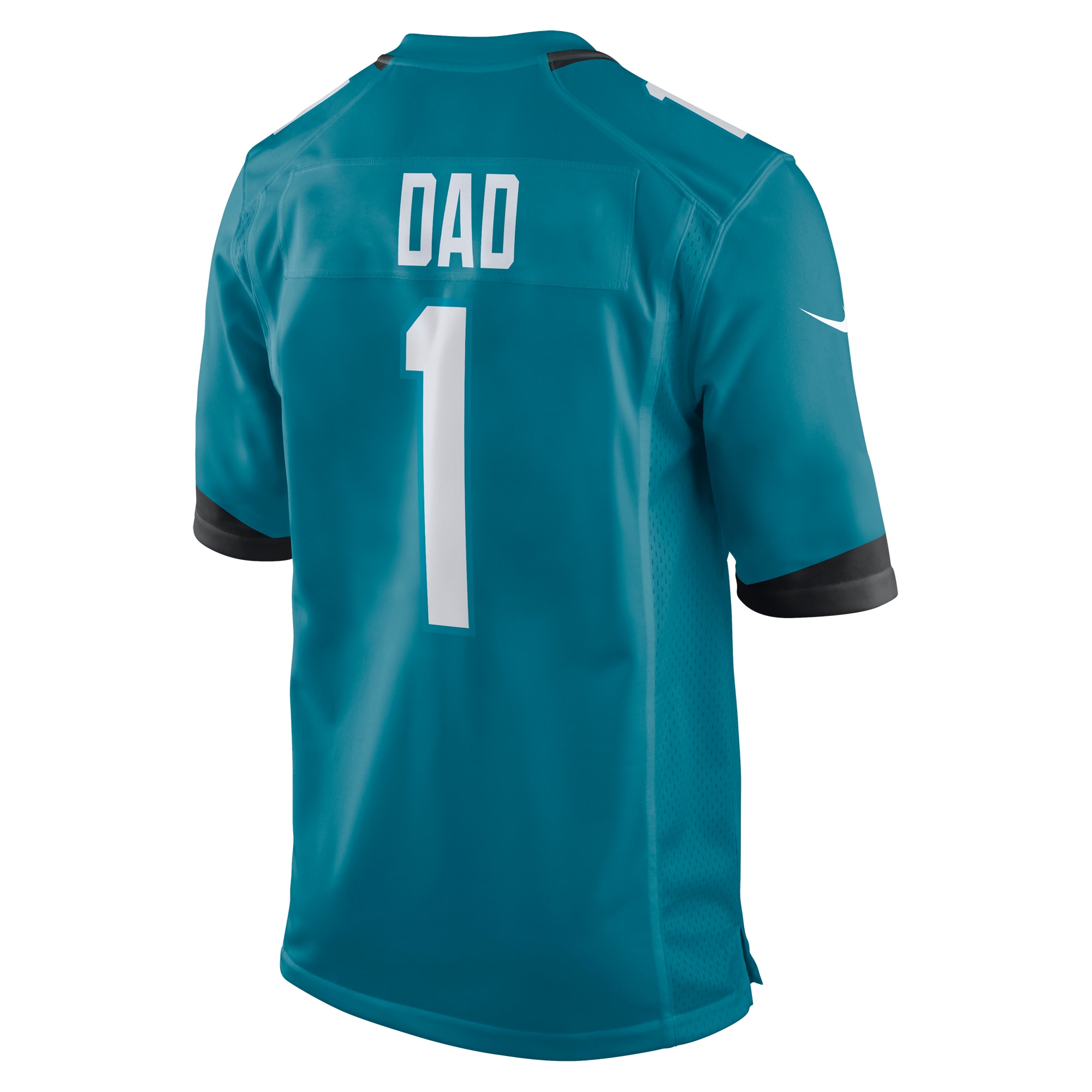 Number 1 Dad Jacksonville JaguarsGame Jersey - Teal