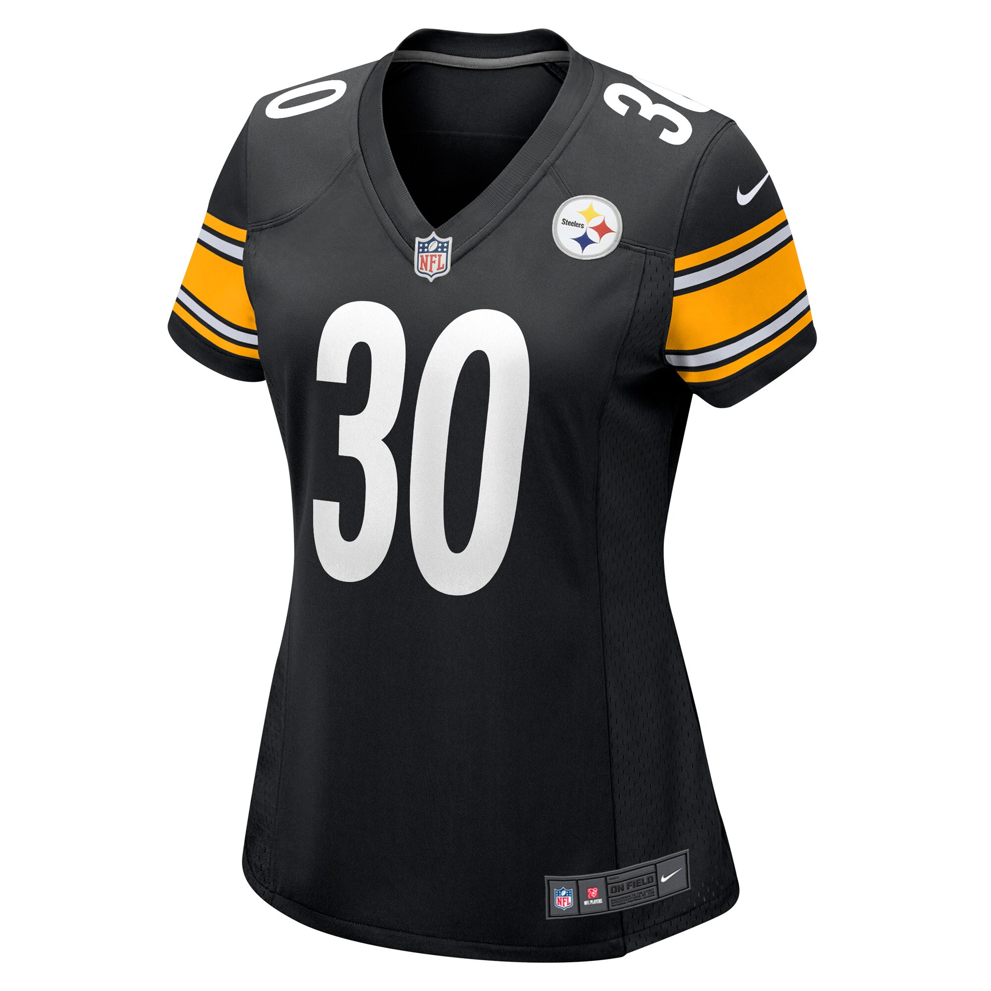 Carlins Platel Pittsburgh Steelers Women's Game Player Jersey - Black