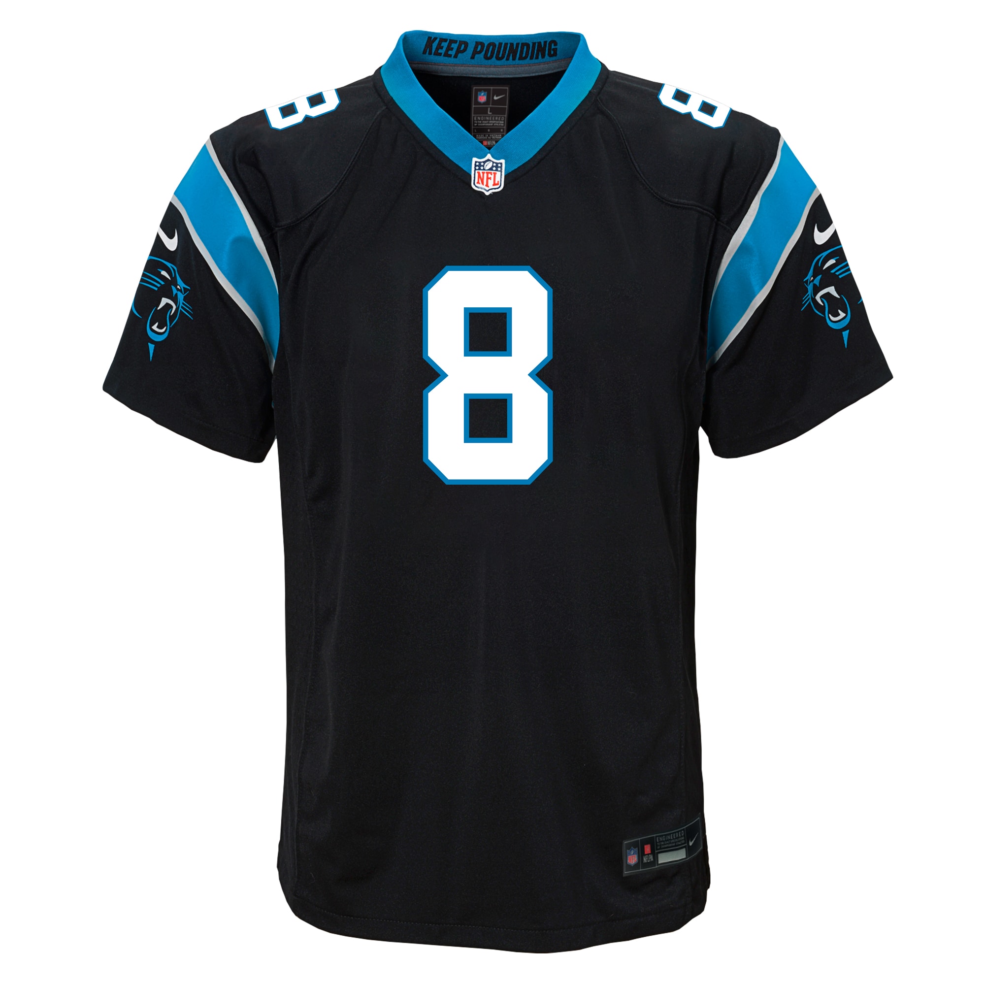 Jaycee Horn Carolina PanthersYouth Game Jersey - Black