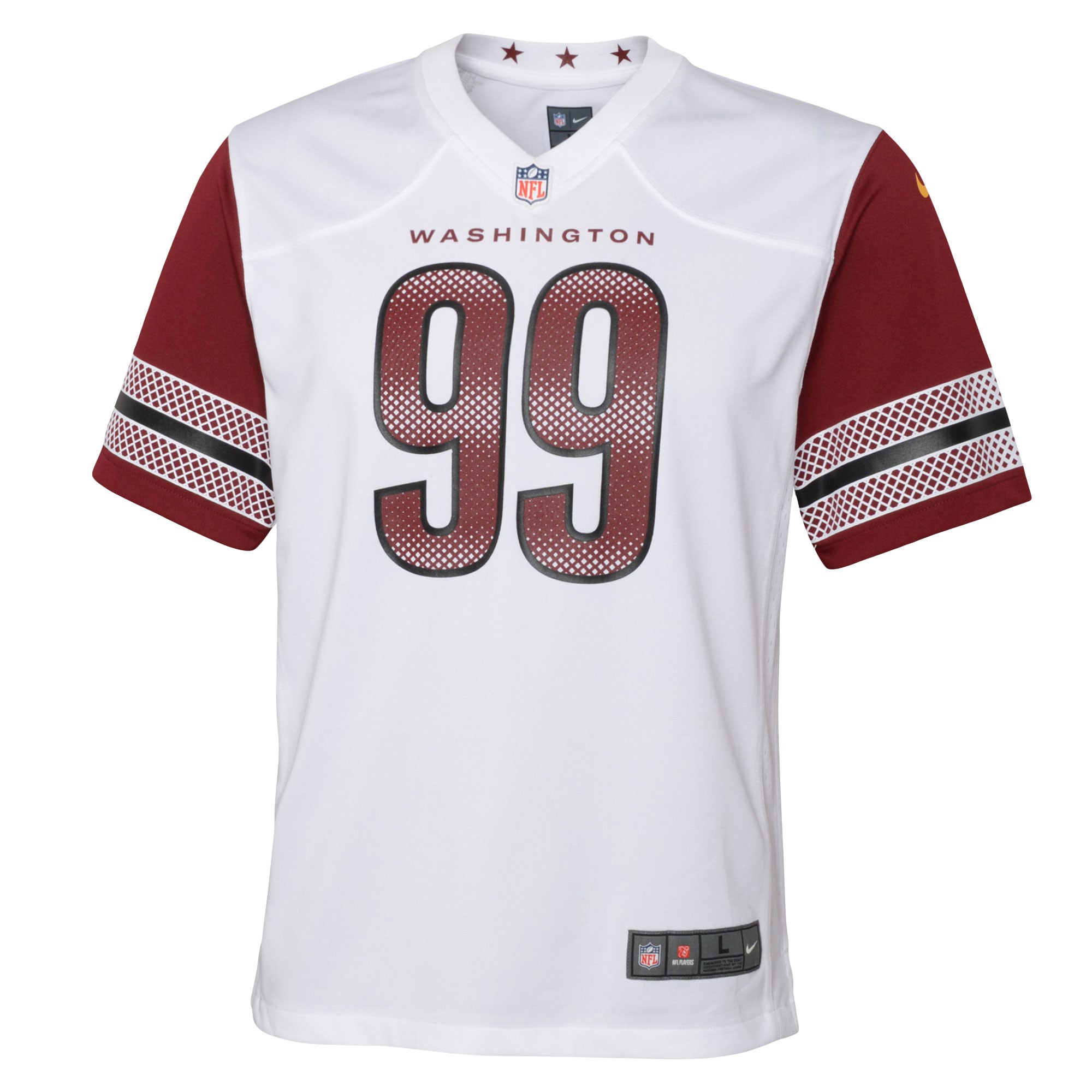 Chase Young Washington CommandersYouth Game Jersey - White