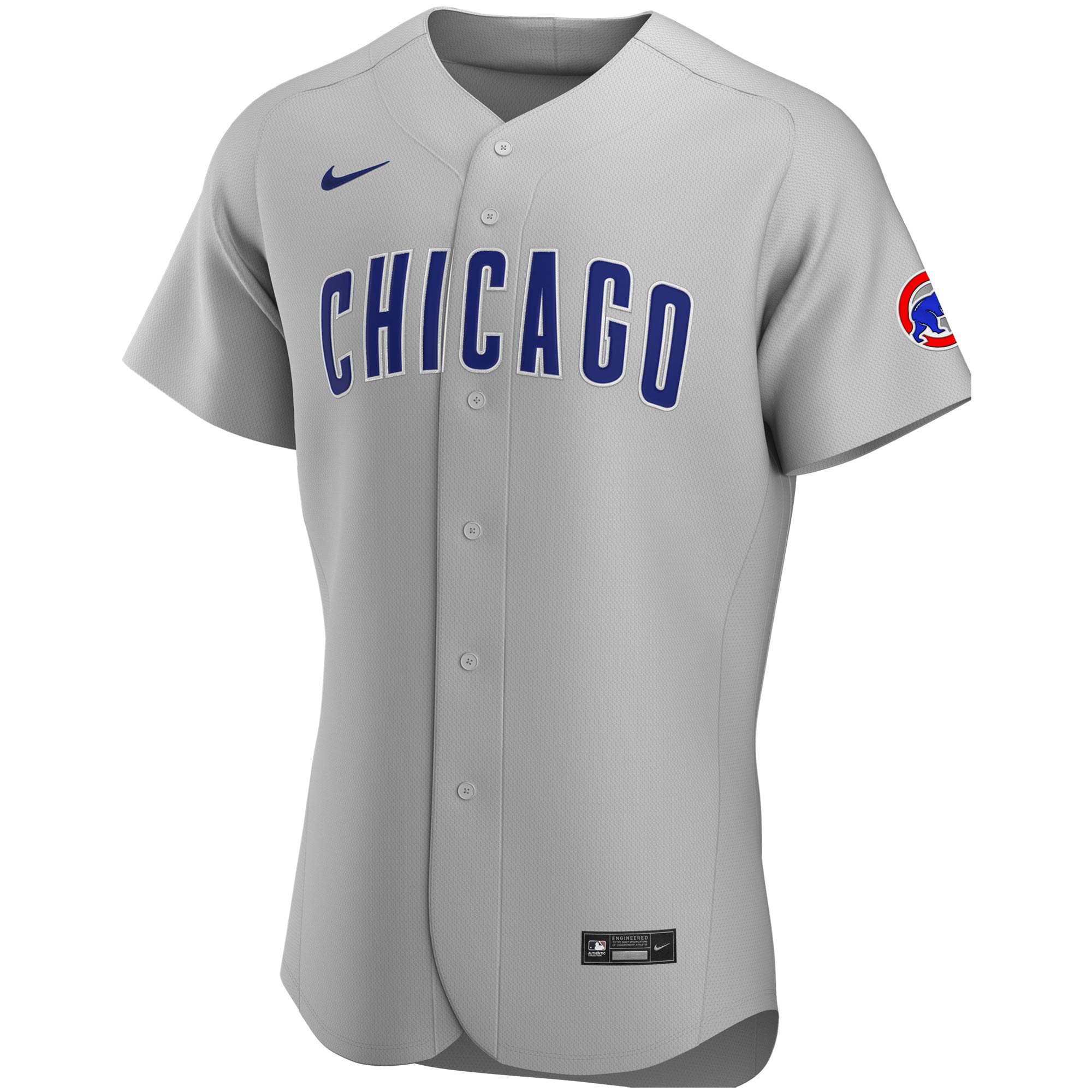 Chicago CubsRoad Authentic Team Jersey - Gray