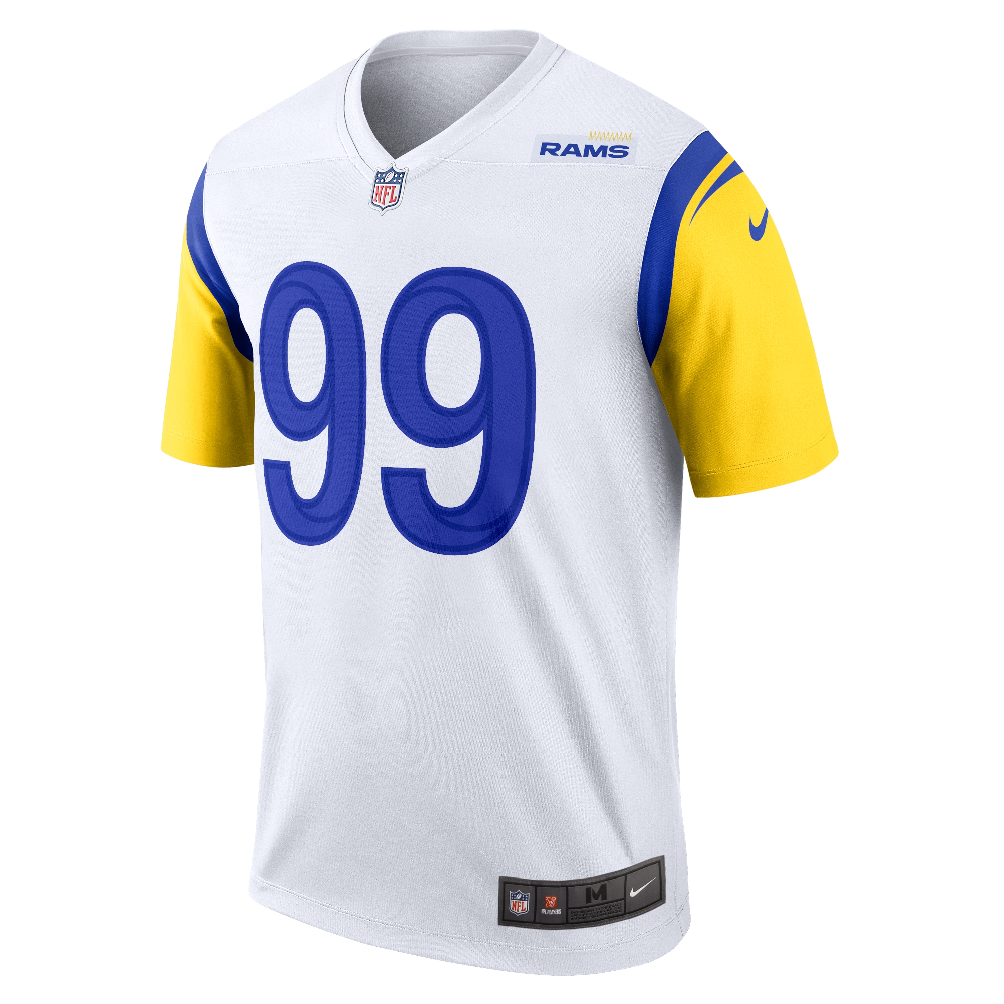 Aaron Donald Los Angeles RamsLegend Jersey - White