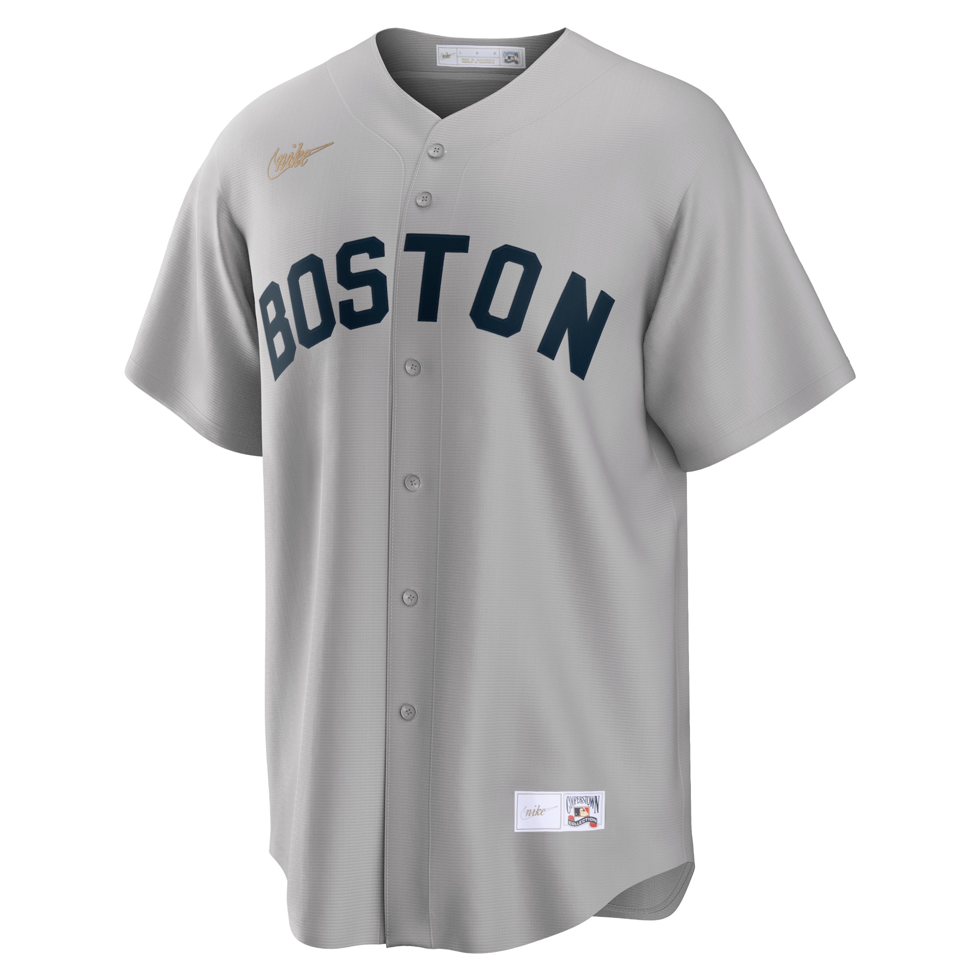 Carl Yastrzemski Boston Red SoxRoad Cooperstown Collection Player Jersey - Gray