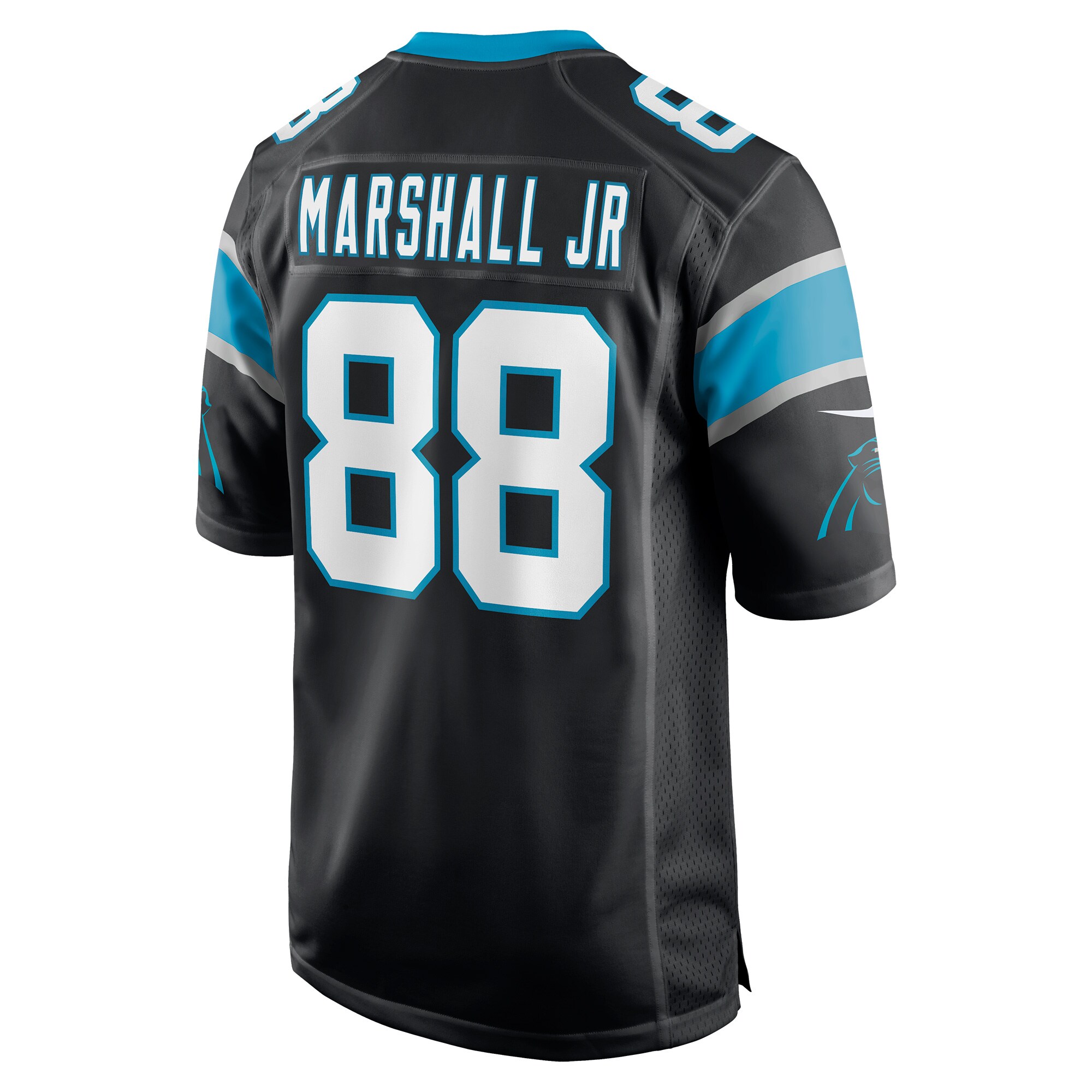 Terrace Marshall Jr. Carolina Panthers2021 NFL Draft Pick Player Game Jersey - Black