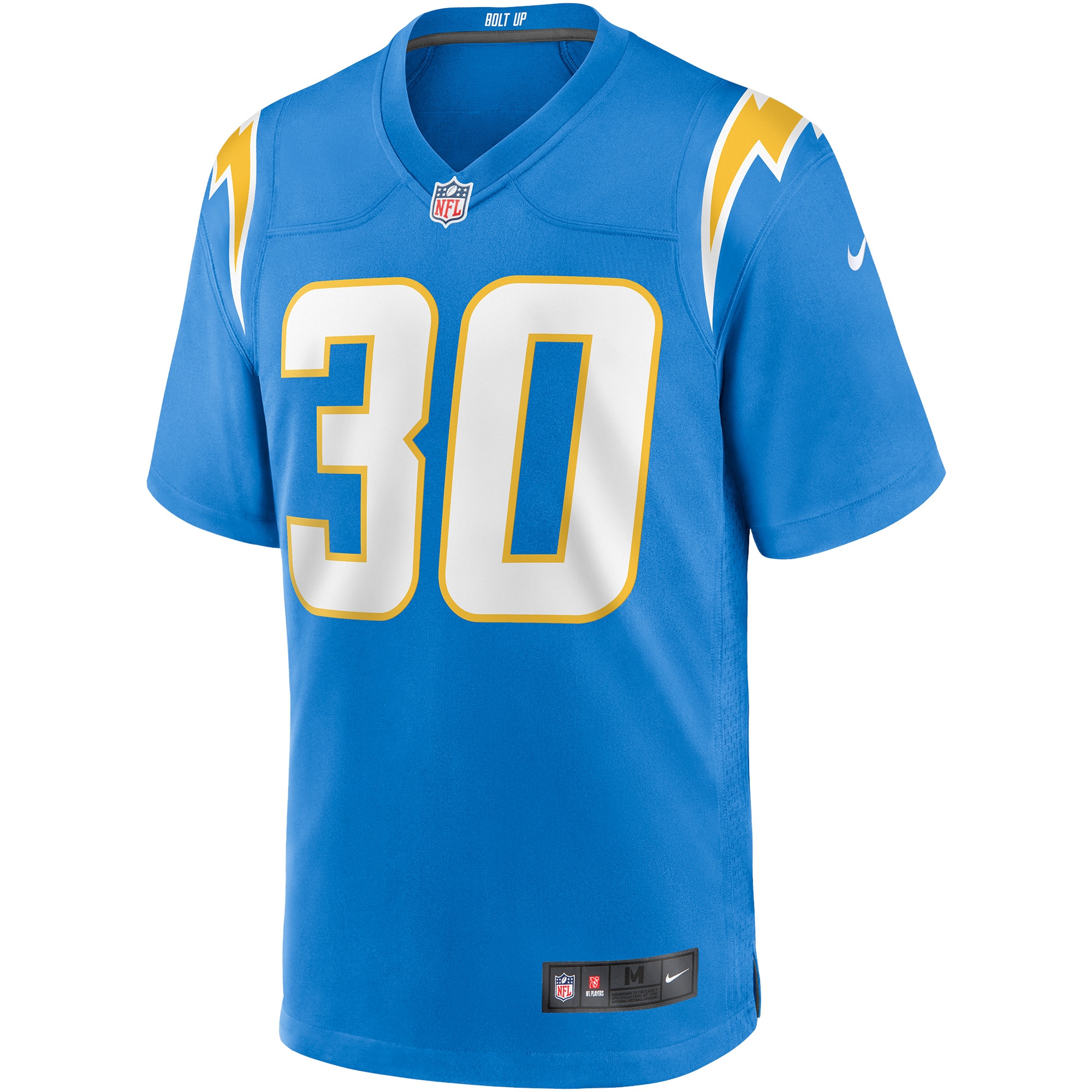 Austin Ekeler Los Angeles ChargersGame Player Jersey - Powder Blue
