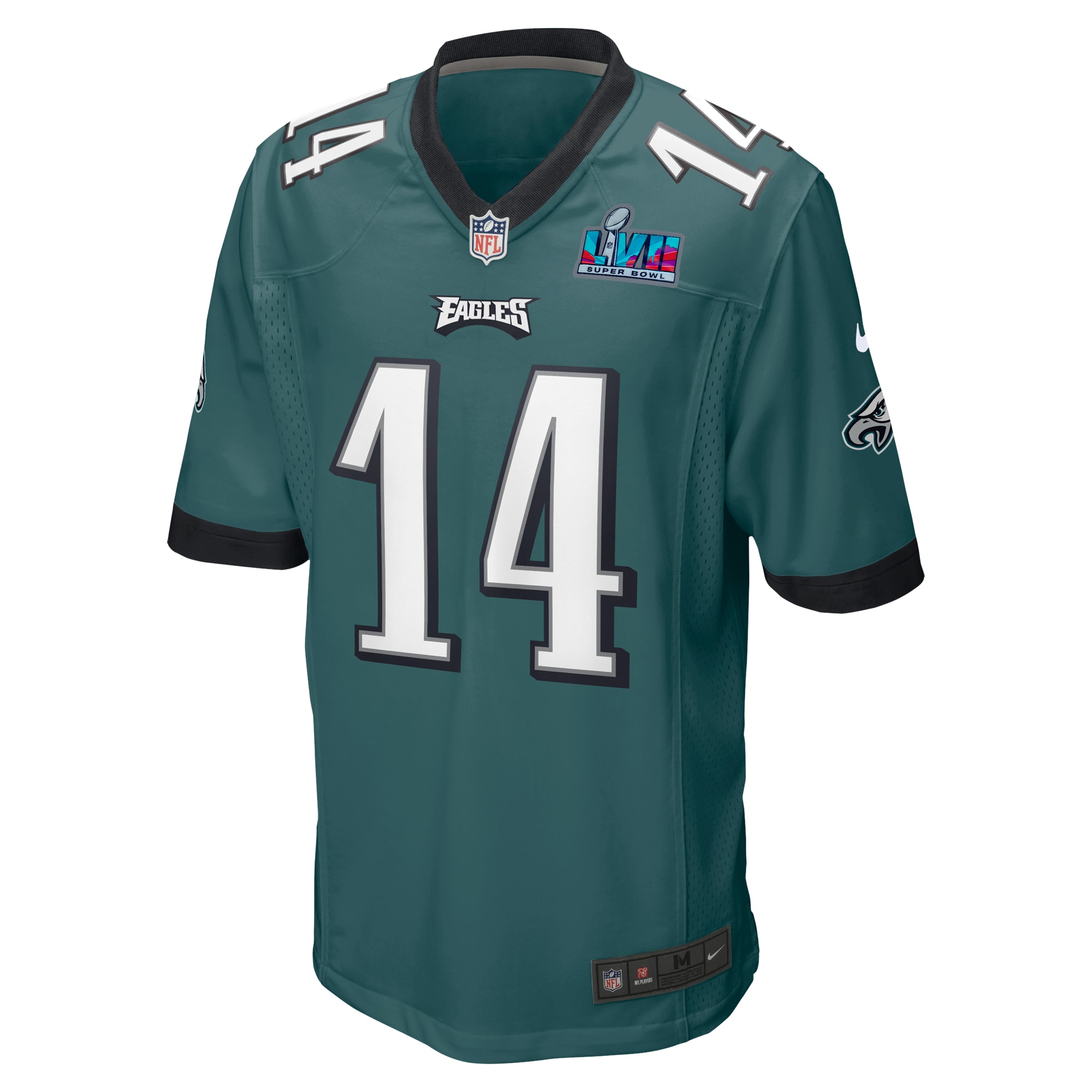 Kenneth Gainwell Philadelphia EaglesSuper Bowl LVII Patch Game Jersey - Midnight Green