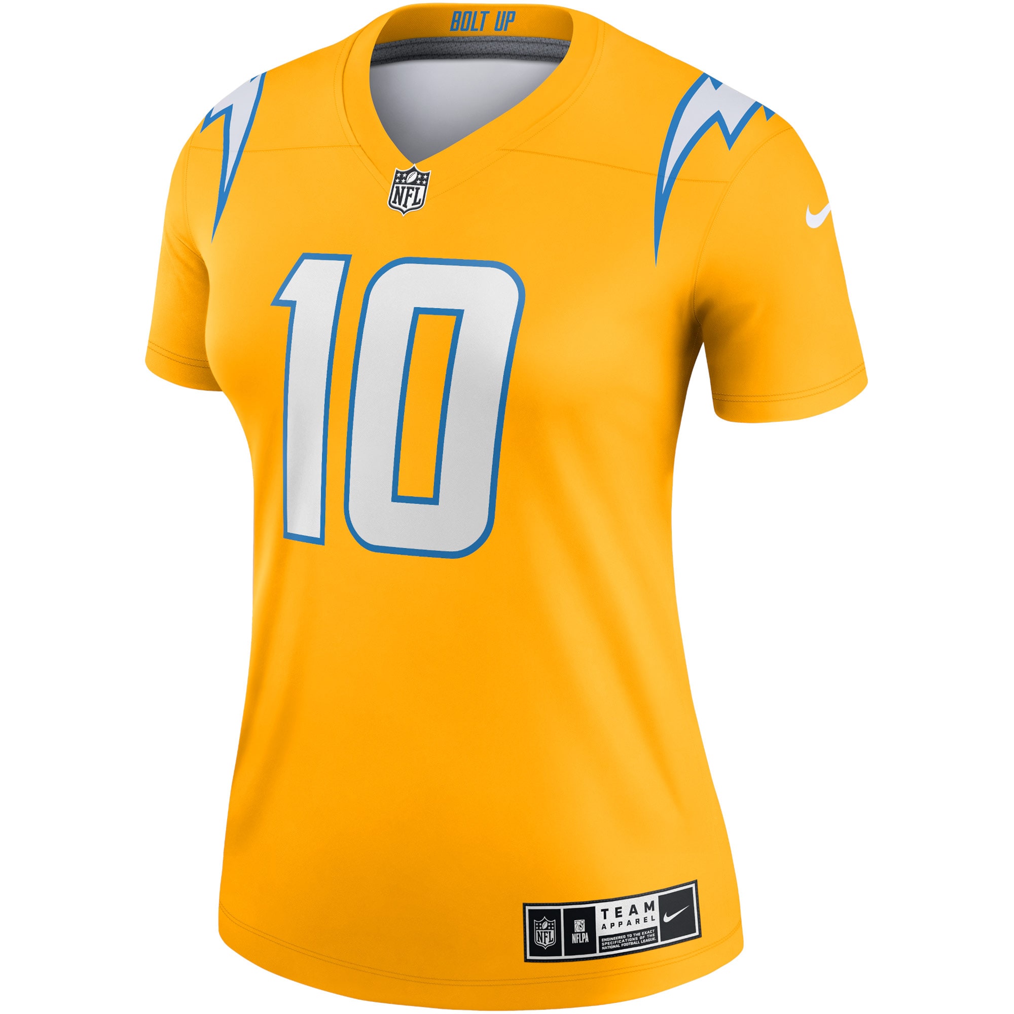 Justin Herbert Los Angeles Chargers Women's Inverted Legend Jersey - Gold