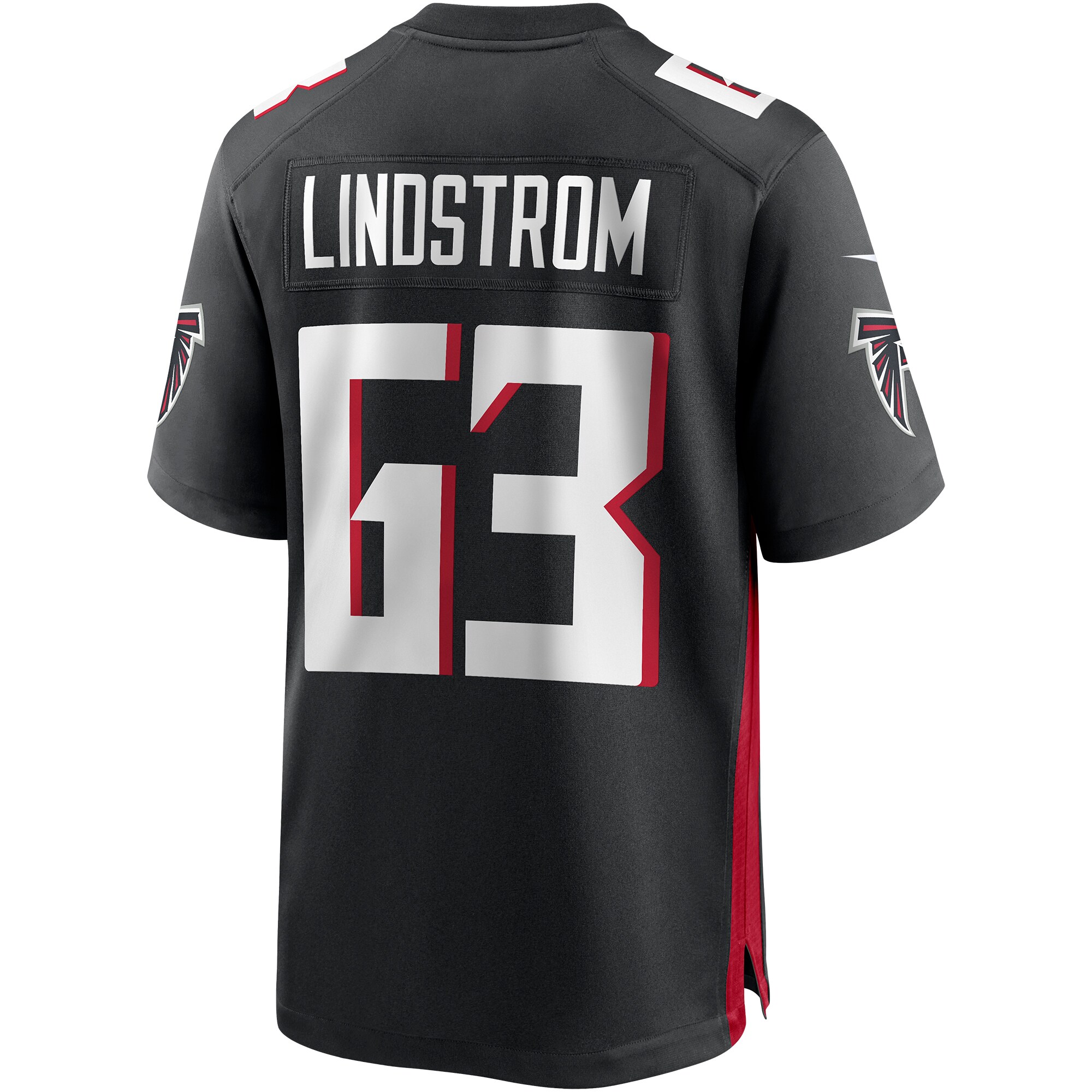 Chris Lindstrom Atlanta FalconsGame Jersey - Black