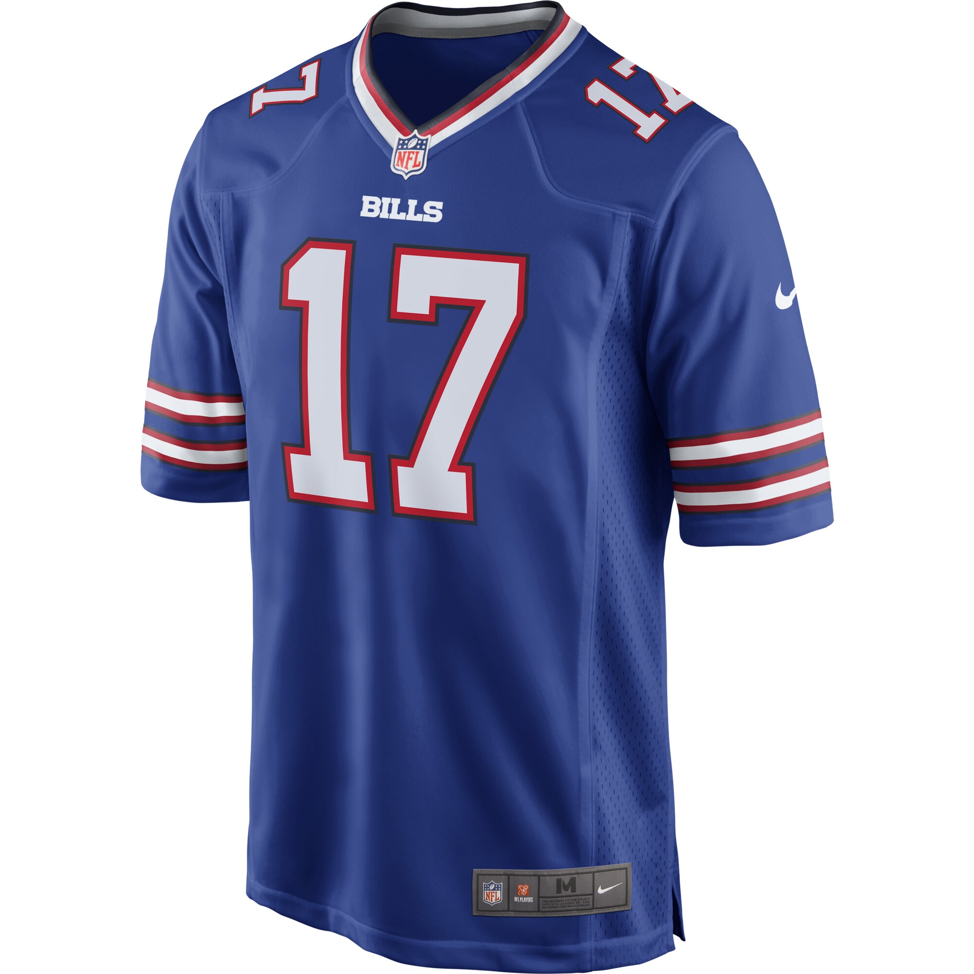 Josh Allen Buffalo BillsTeam Game Player Jersey - Royal