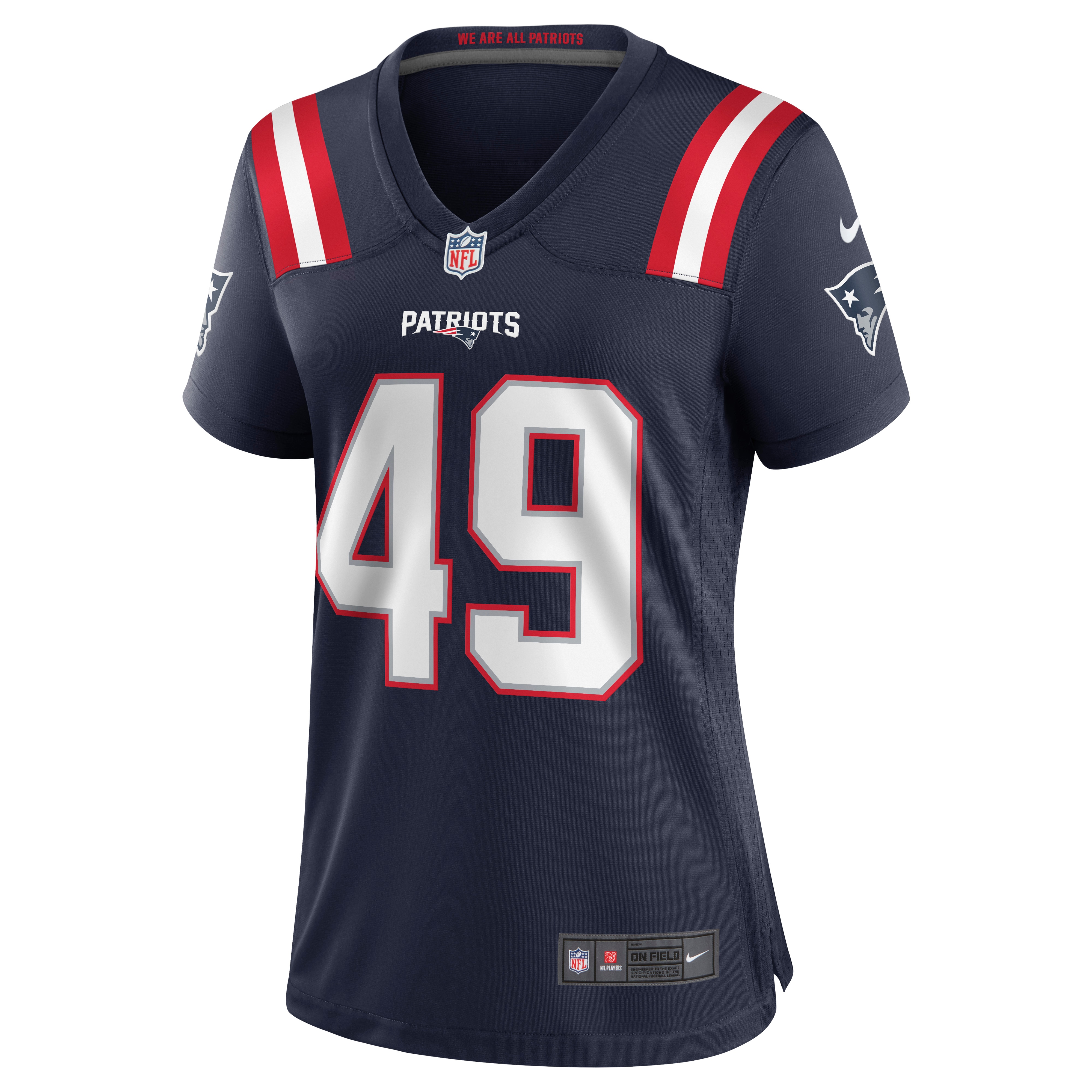Joe Cardona New England Patriots Women's Game Jersey - Navy