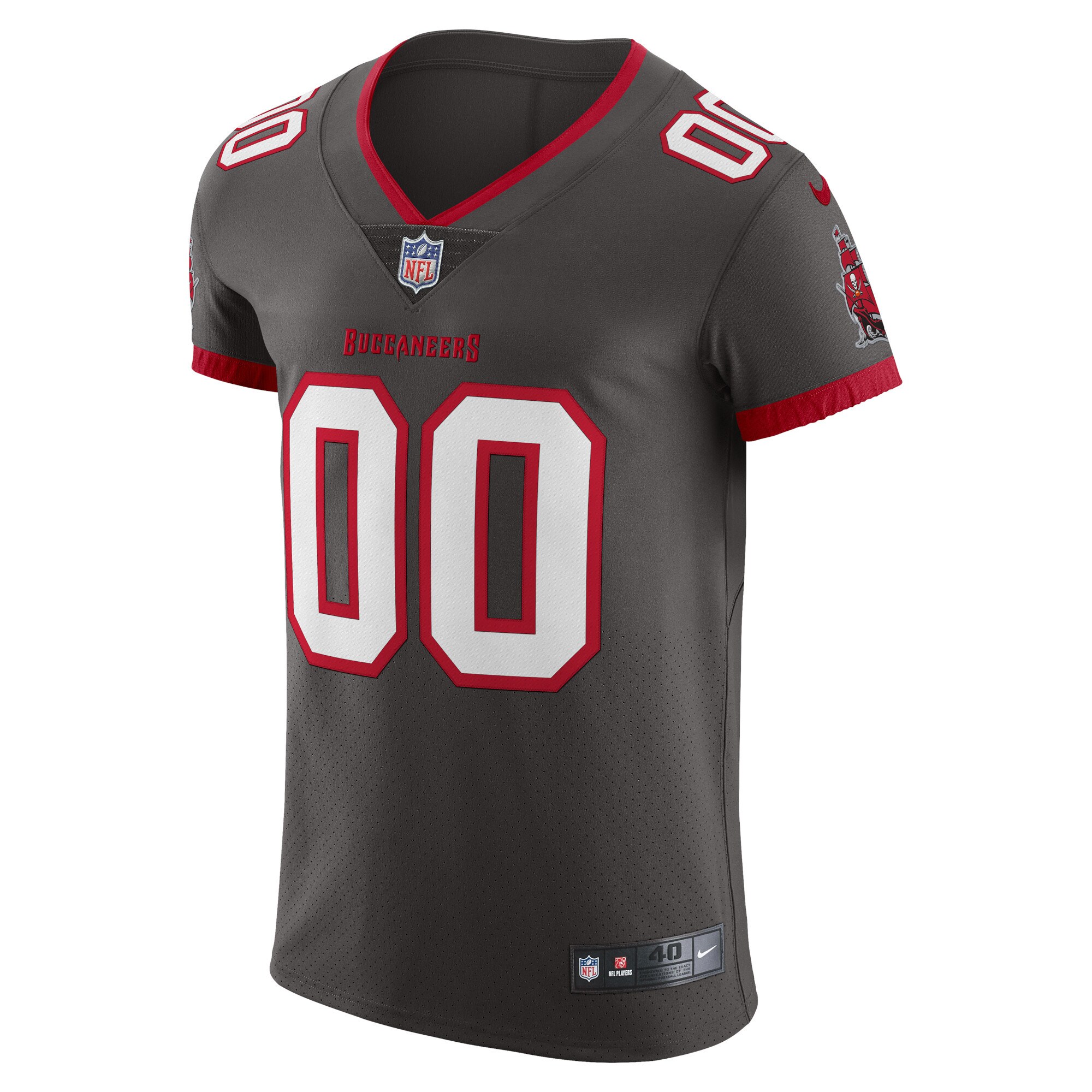 Tampa Bay BuccaneersVapor Untouchable Elite Custom Alternate Jersey - Pewter